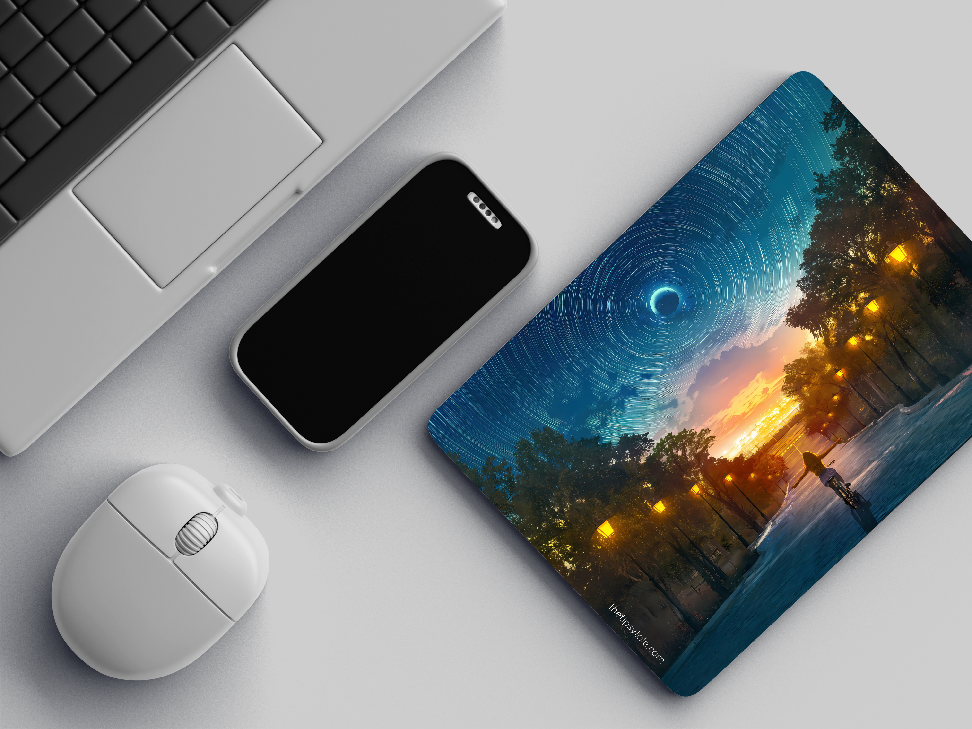 "TOWARDS BEAUTIFUL VIEW" Mousepad Enhance Your Workspace with Style