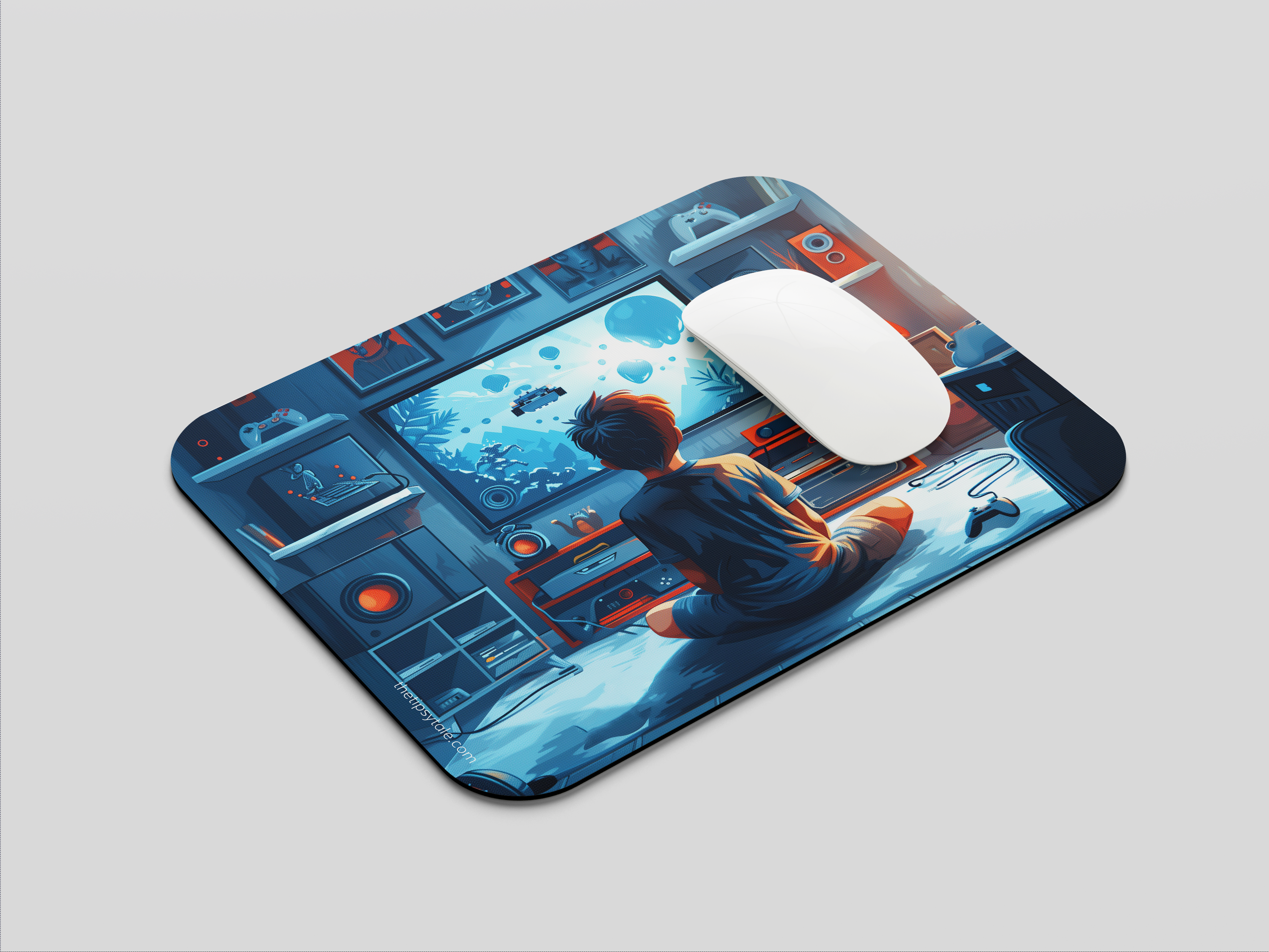"CHILDHOOD GAMING" Mousepad Enhance Your Workspace with Style