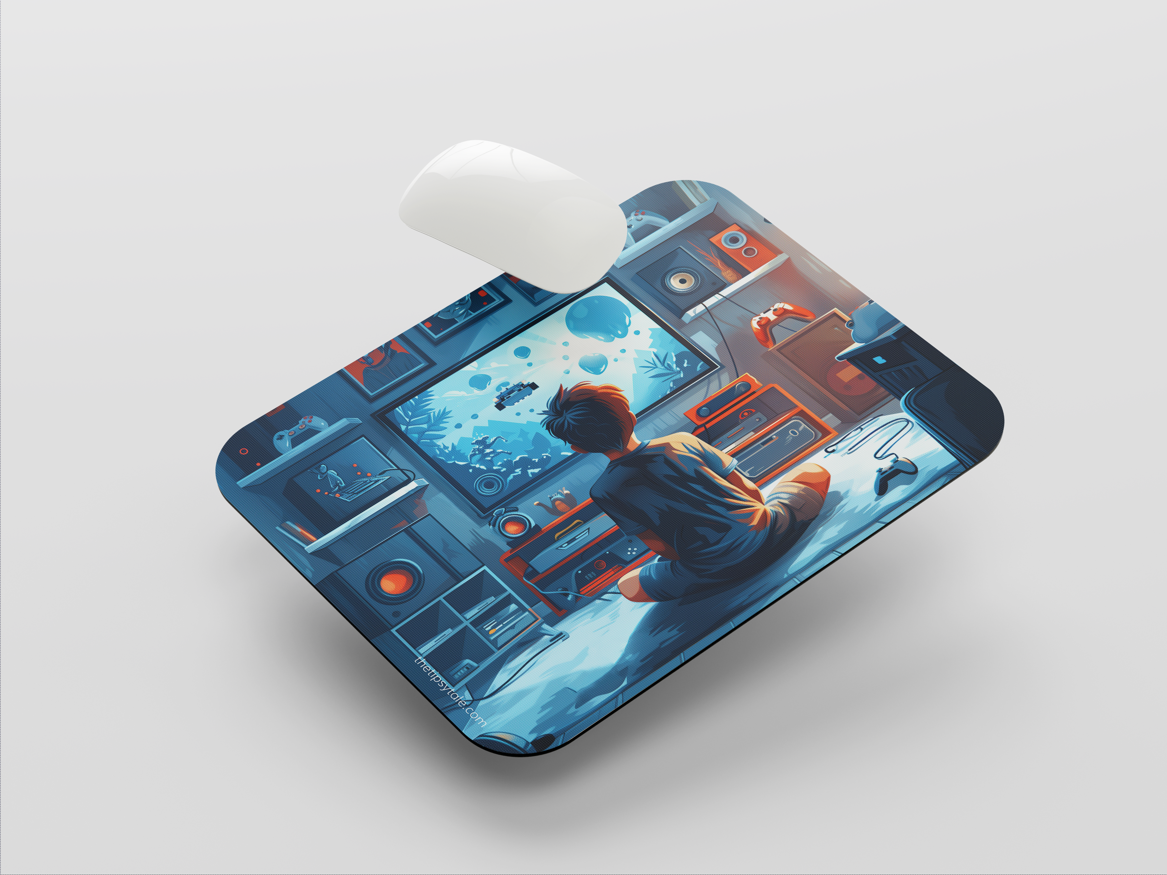 "CHILDHOOD GAMING" Mousepad Enhance Your Workspace with Style