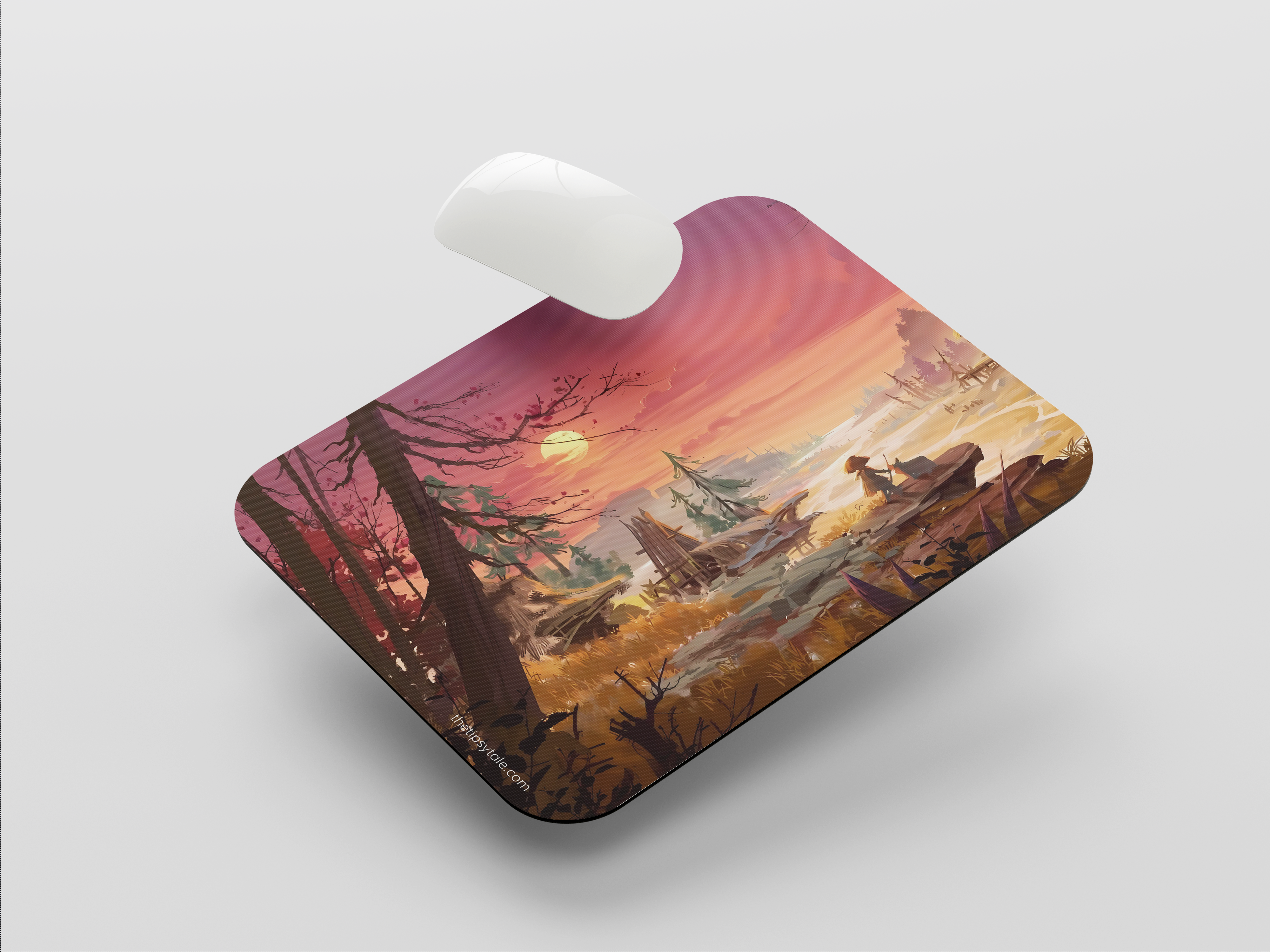 "OUTSKIRTS VIEW" Mousepad Enhance Your Workspace with Style