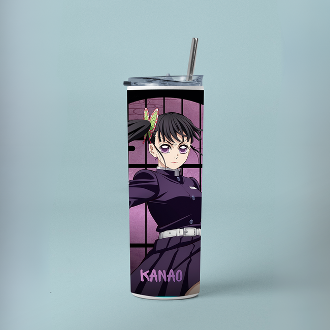 "KANAO - THE OG DEMON SLAYER" Tumbler with Metal Straw