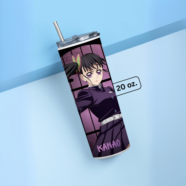 "KANAO - THE OG DEMON SLAYER" Tumbler with Metal Straw
