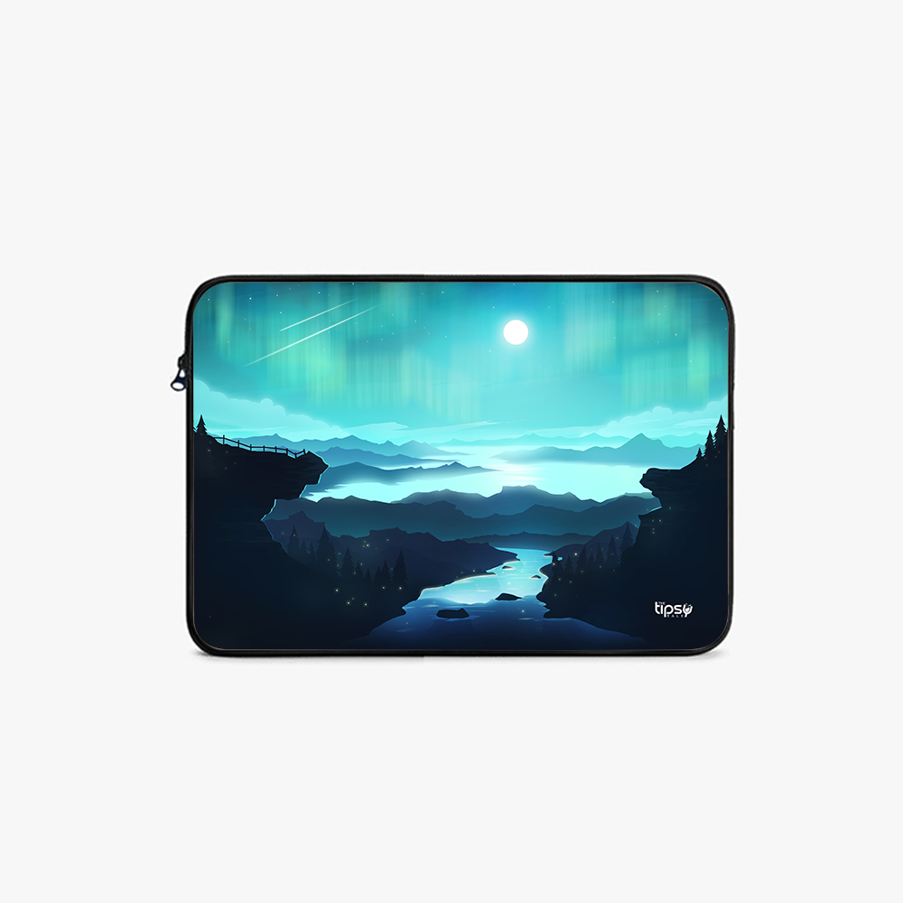 "AURORA BOREALIS" -Laptop Sleeves:Bold Modern Design for Every Size