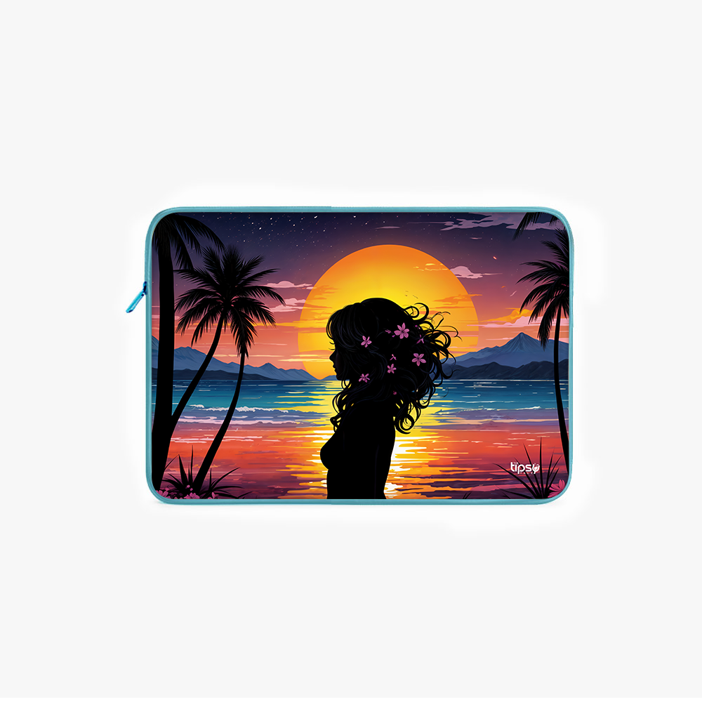 "WOMAN SHILHOUETTE " -Laptop Sleeves:Bold Modern Design for Every Size
