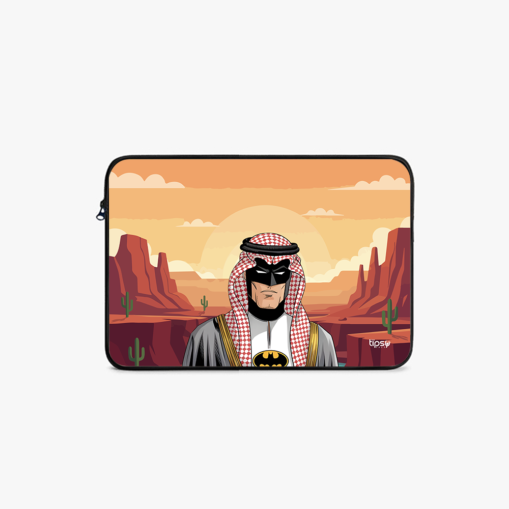 "BATMAN - RAMADAN EDITION" -Laptop Sleeves:Bold Modern Design for Every Size