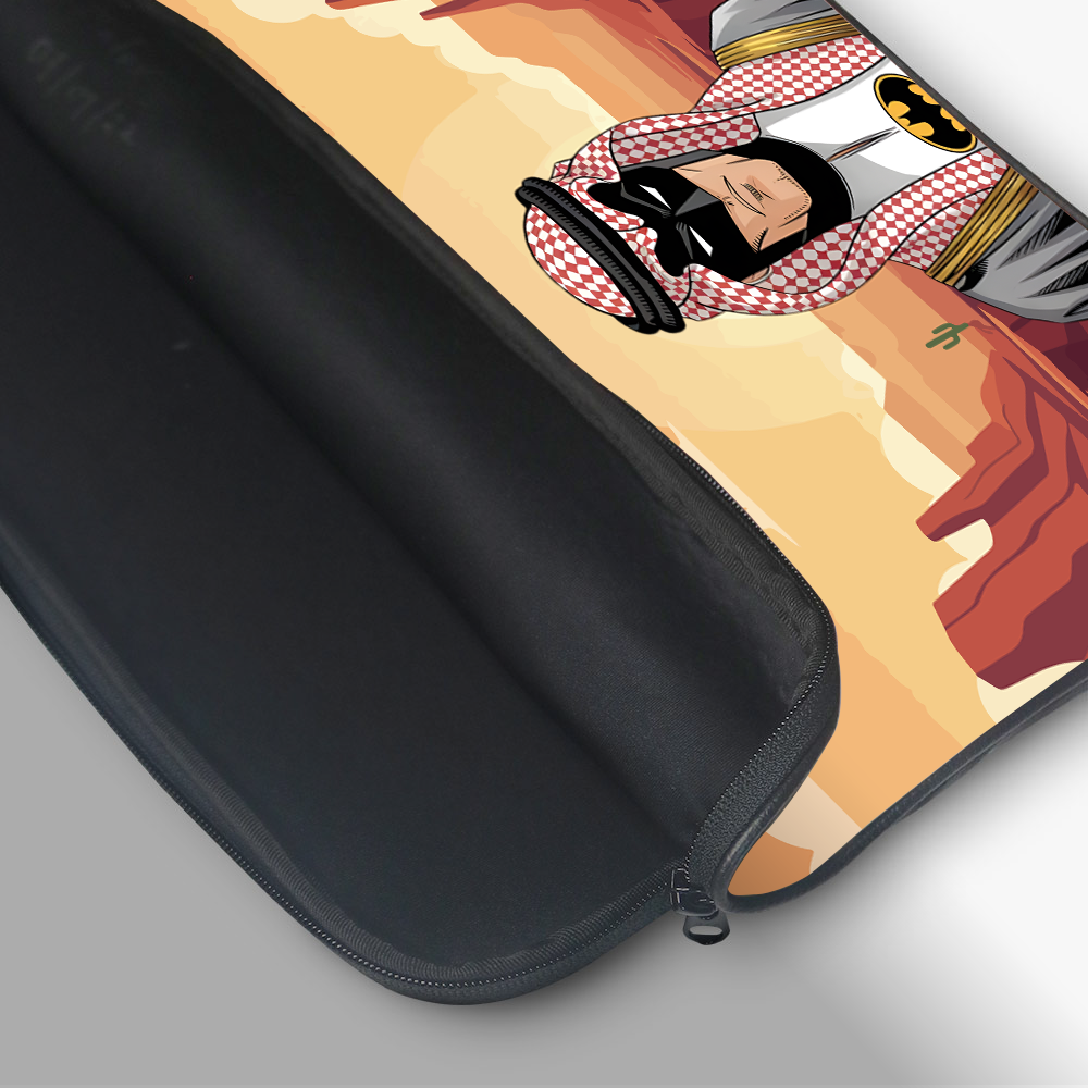 "BATMAN - RAMADAN EDITION" -Laptop Sleeves:Bold Modern Design for Every Size