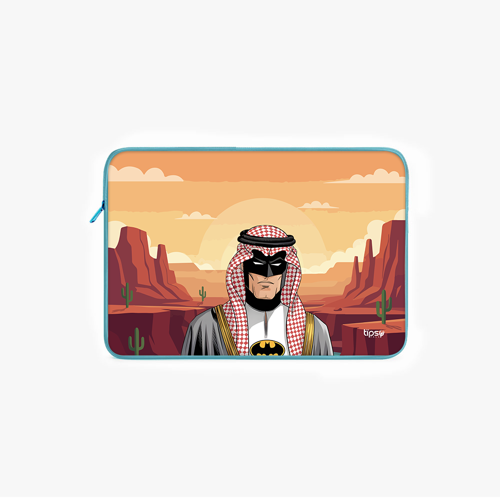 "BATMAN - RAMADAN EDITION" -Laptop Sleeves:Bold Modern Design for Every Size