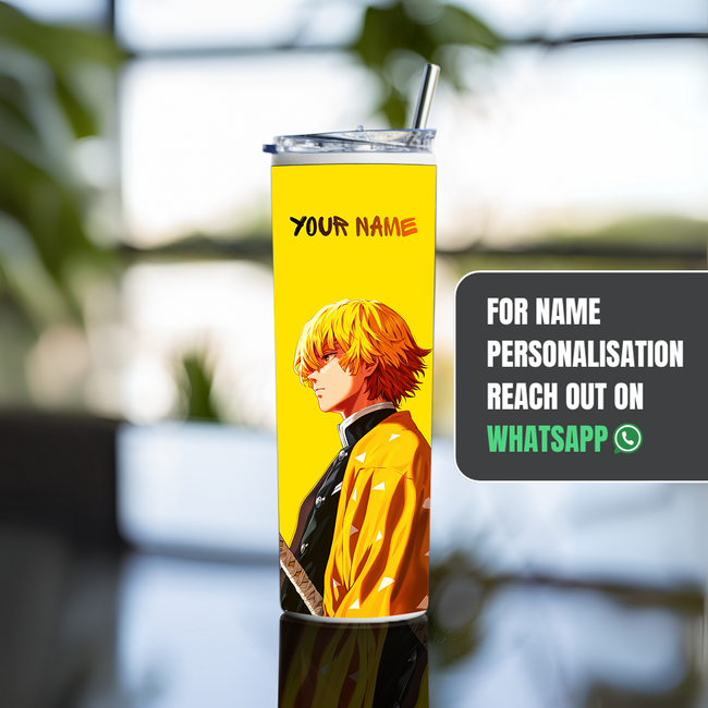"ZENITSU THE OG" Tumbler with Metal Straw
