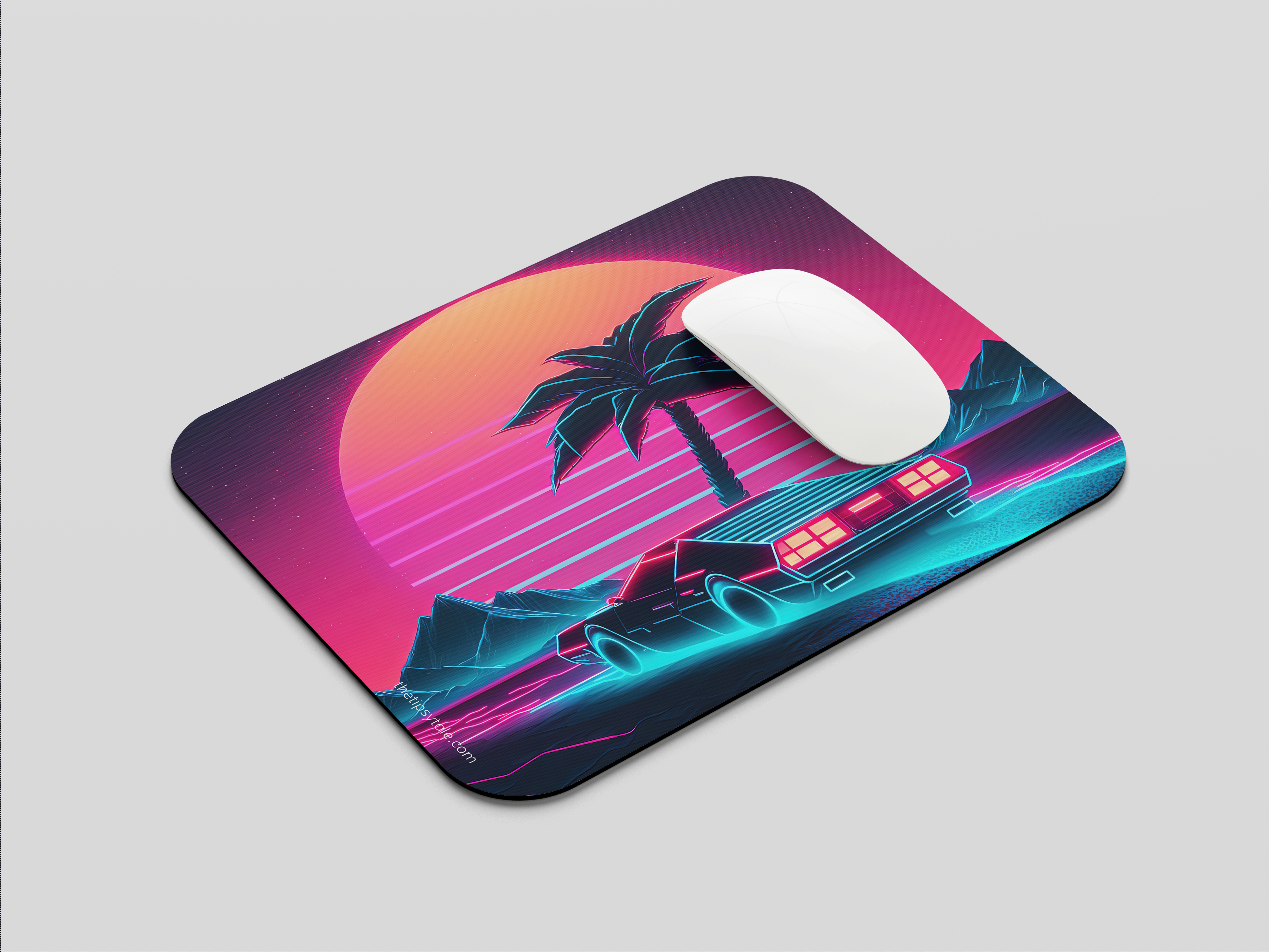 "NEON LIGHTING CAR EDITION" Mousepad Enhance Your Workspace with Style
