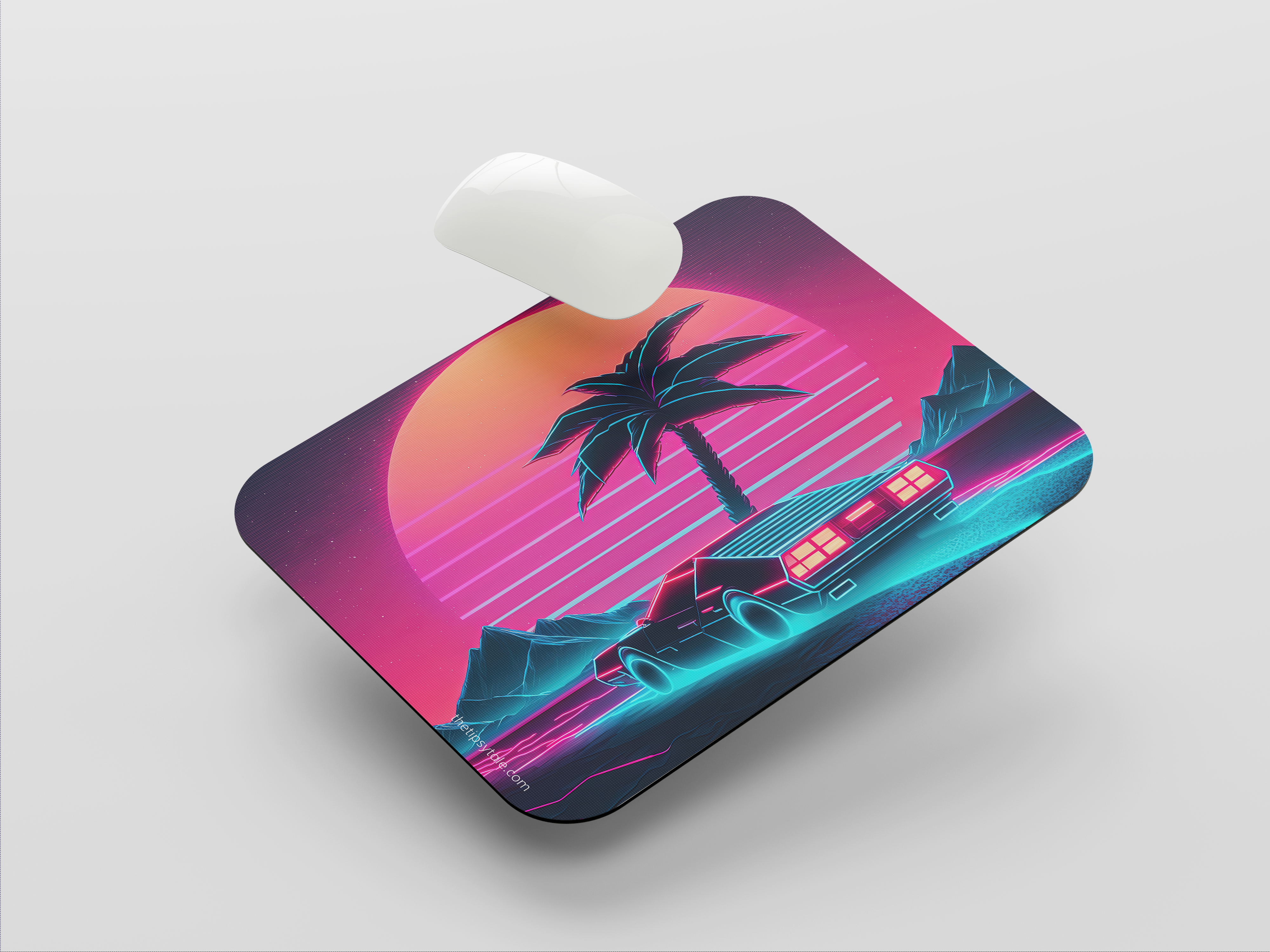"NEON LIGHTING CAR EDITION" Mousepad Enhance Your Workspace with Style