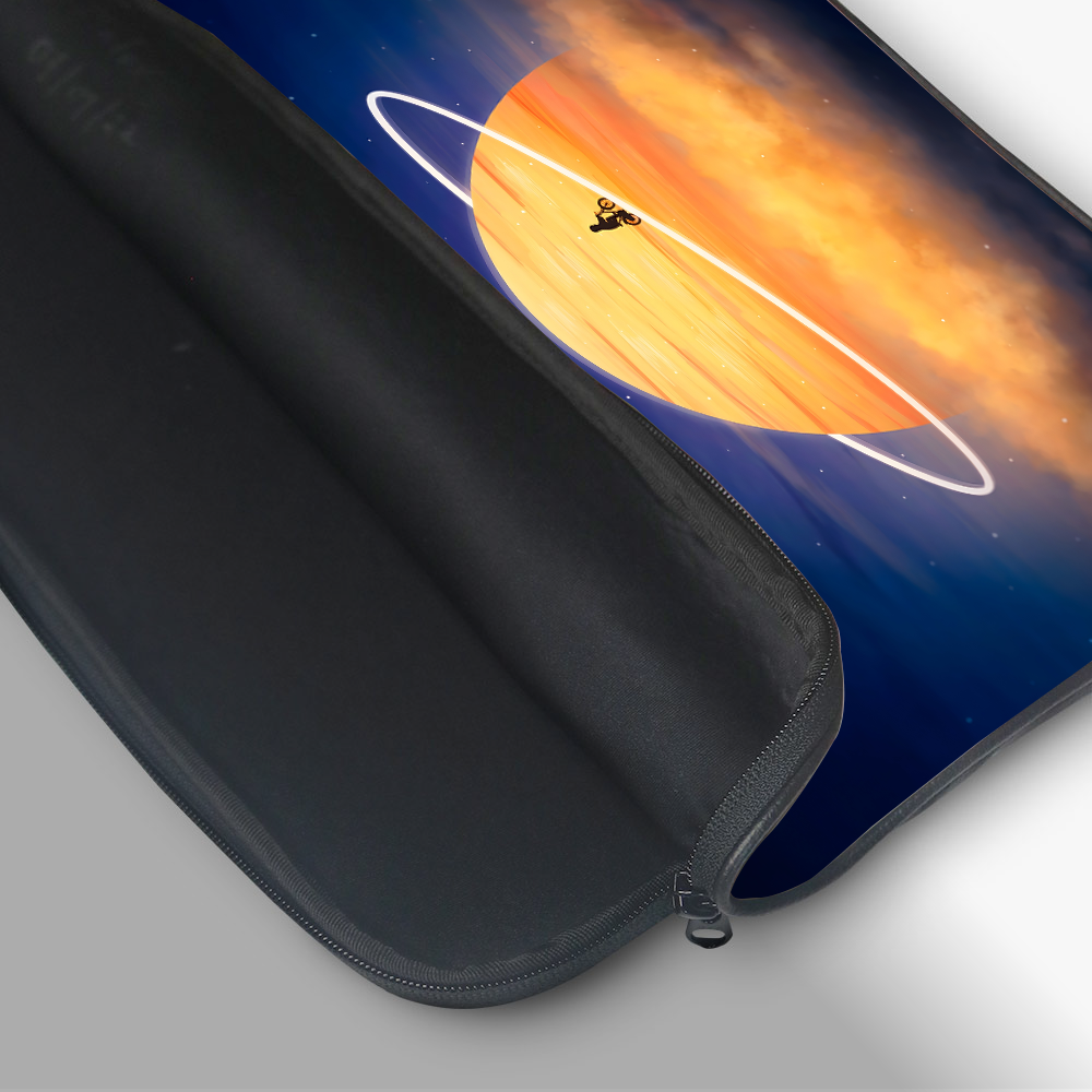 "CYCLE THE UNIVERSE" -Laptop Sleeves:Bold Modern Design for Every Size