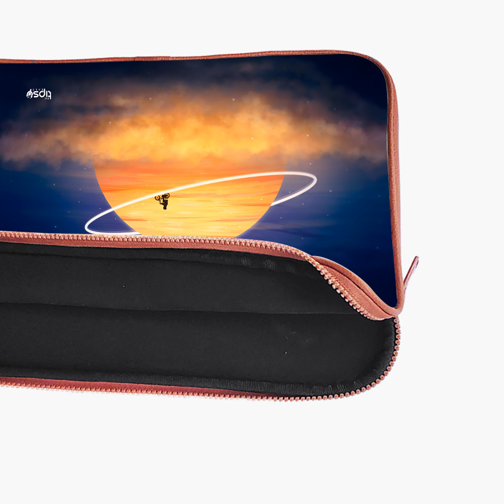 "CYCLE THE UNIVERSE" -Laptop Sleeves:Bold Modern Design for Every Size