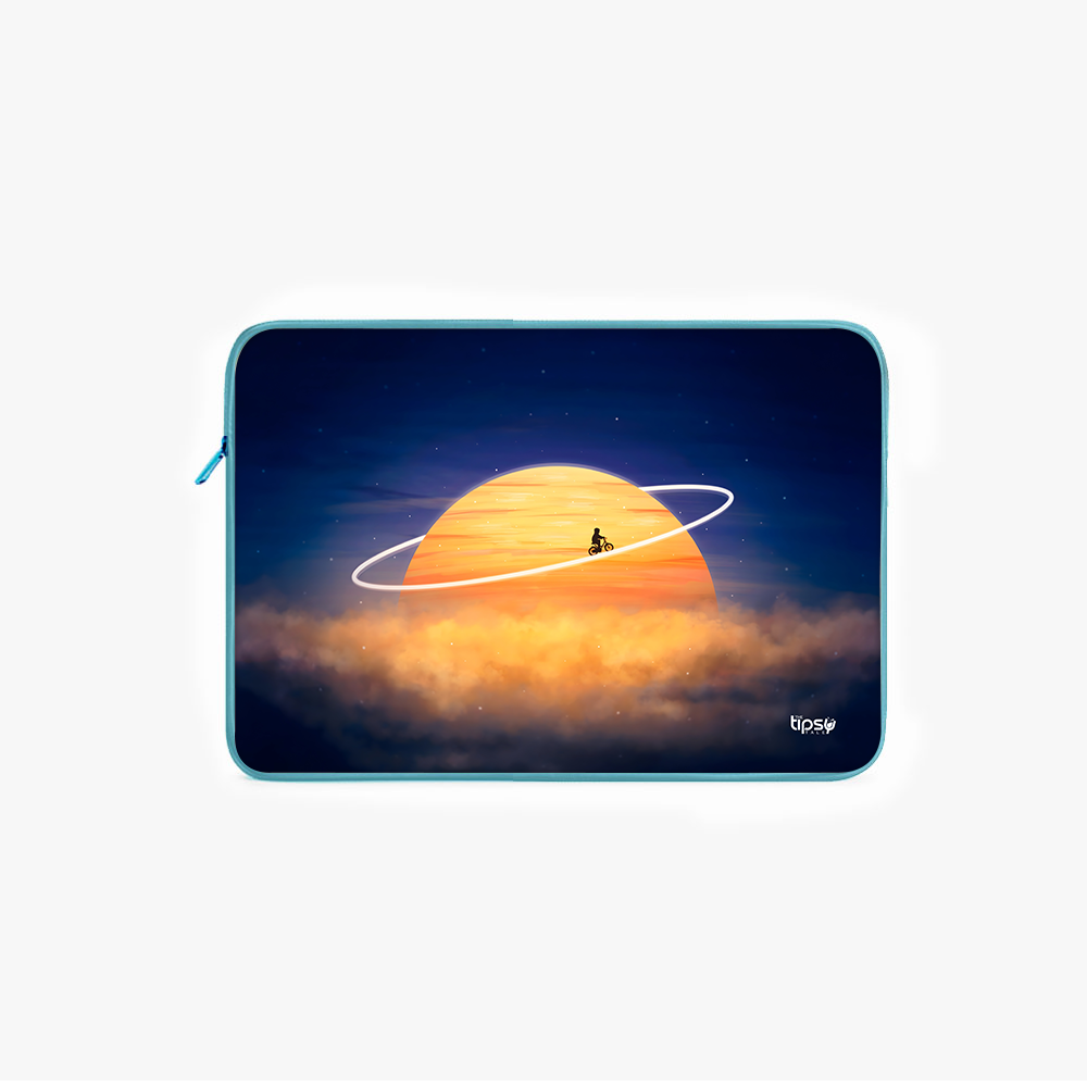 "CYCLE THE UNIVERSE" -Laptop Sleeves:Bold Modern Design for Every Size