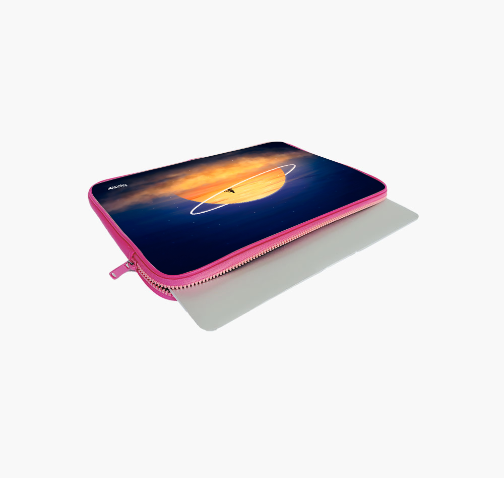 "CYCLE THE UNIVERSE" -Laptop Sleeves:Bold Modern Design for Every Size