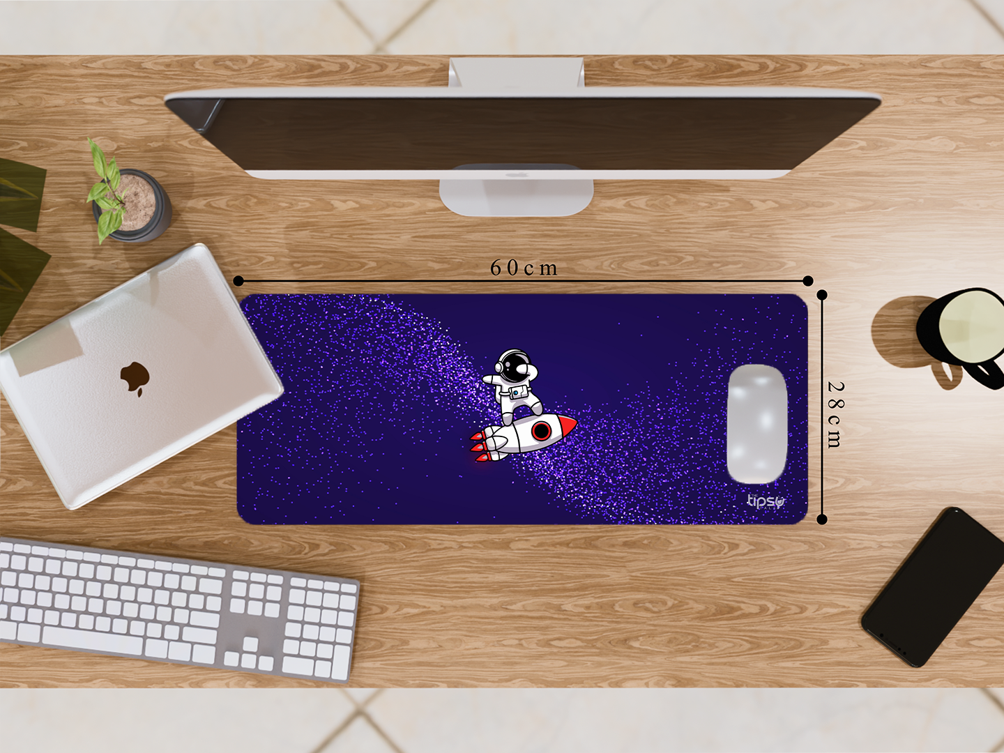 "Dapping Astronaut" Gaming Mousepad- Elevate Your Gaming Experience