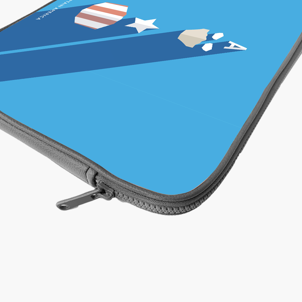 "CAPTAIN AMERICA - ROGGERS" -Laptop Sleeves:Bold Modern Design for Every Size