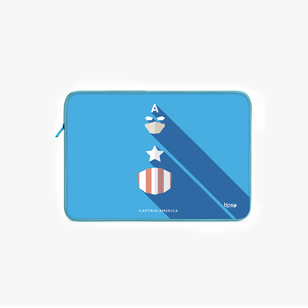 "CAPTAIN AMERICA - ROGGERS" -Laptop Sleeves:Bold Modern Design for Every Size