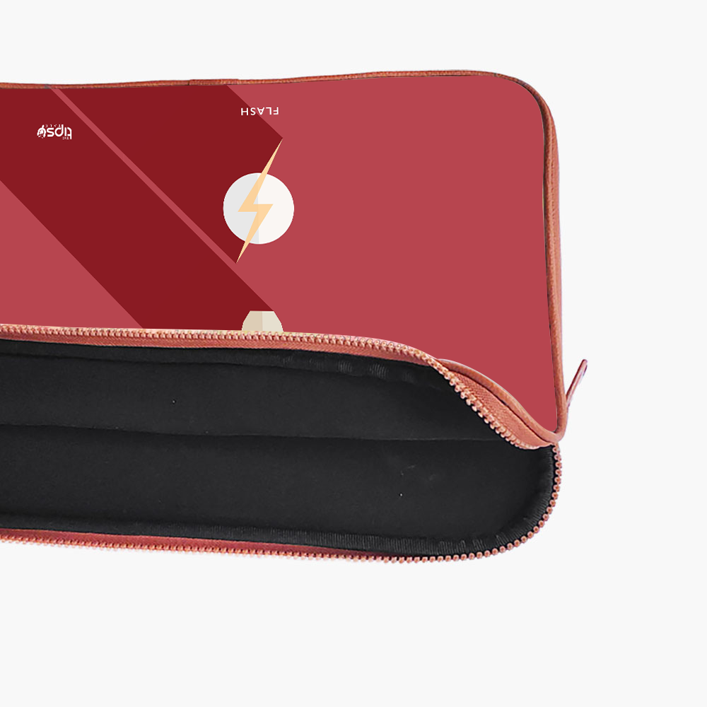 "FLASH - DC JL" -Laptop Sleeves:Bold Modern Design for Every Size