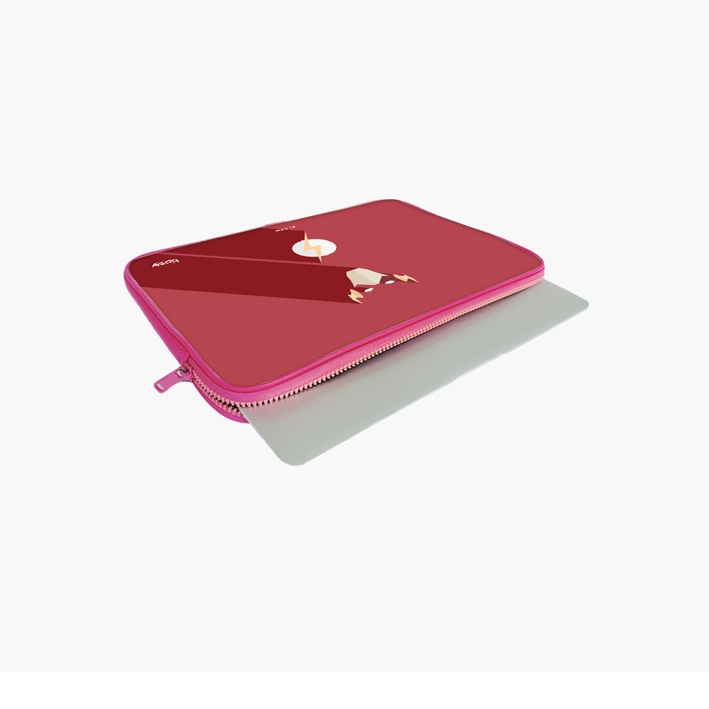 "FLASH - DC JL" -Laptop Sleeves:Bold Modern Design for Every Size