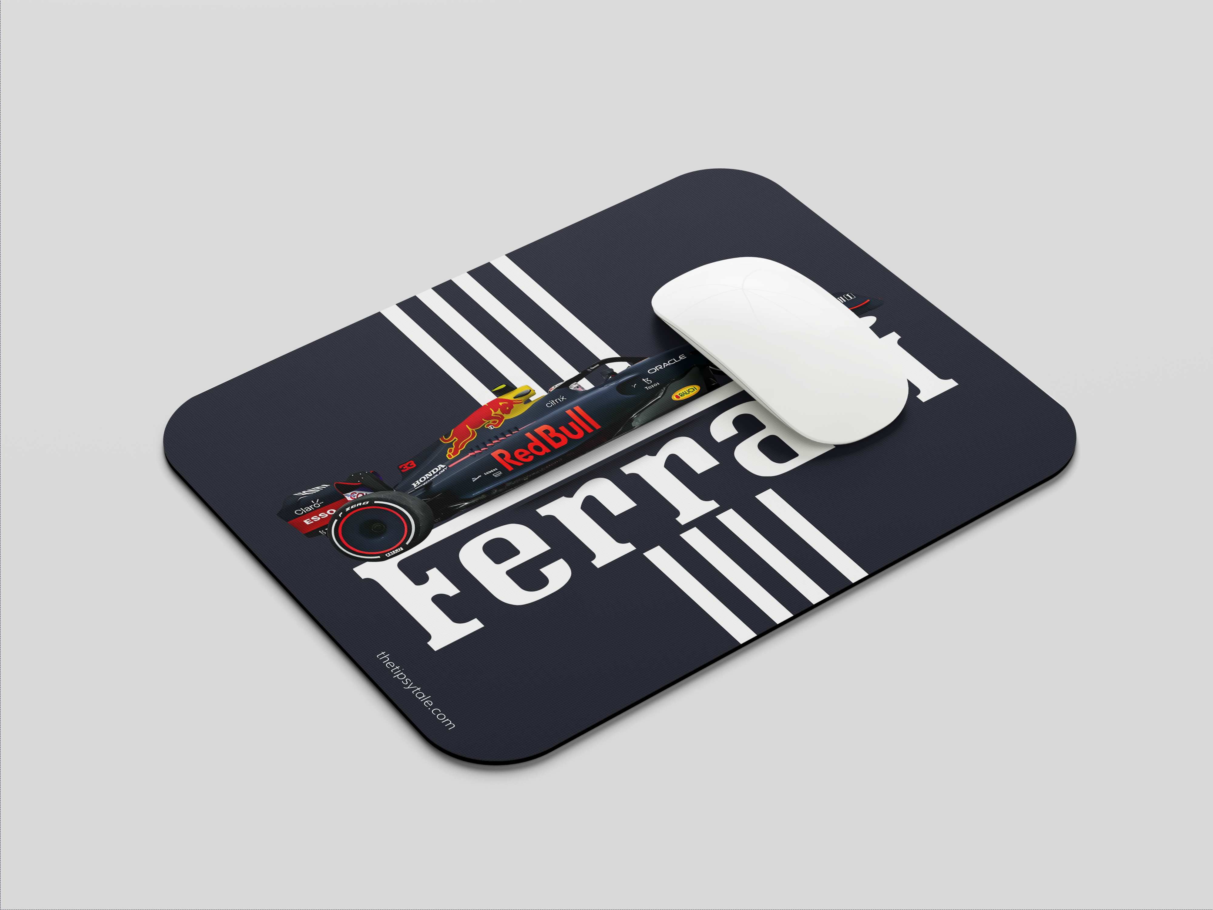 "SCUDERIA FERRARI - REDBULL EDITION" Mousepad Enhance Your Workspace with Style
