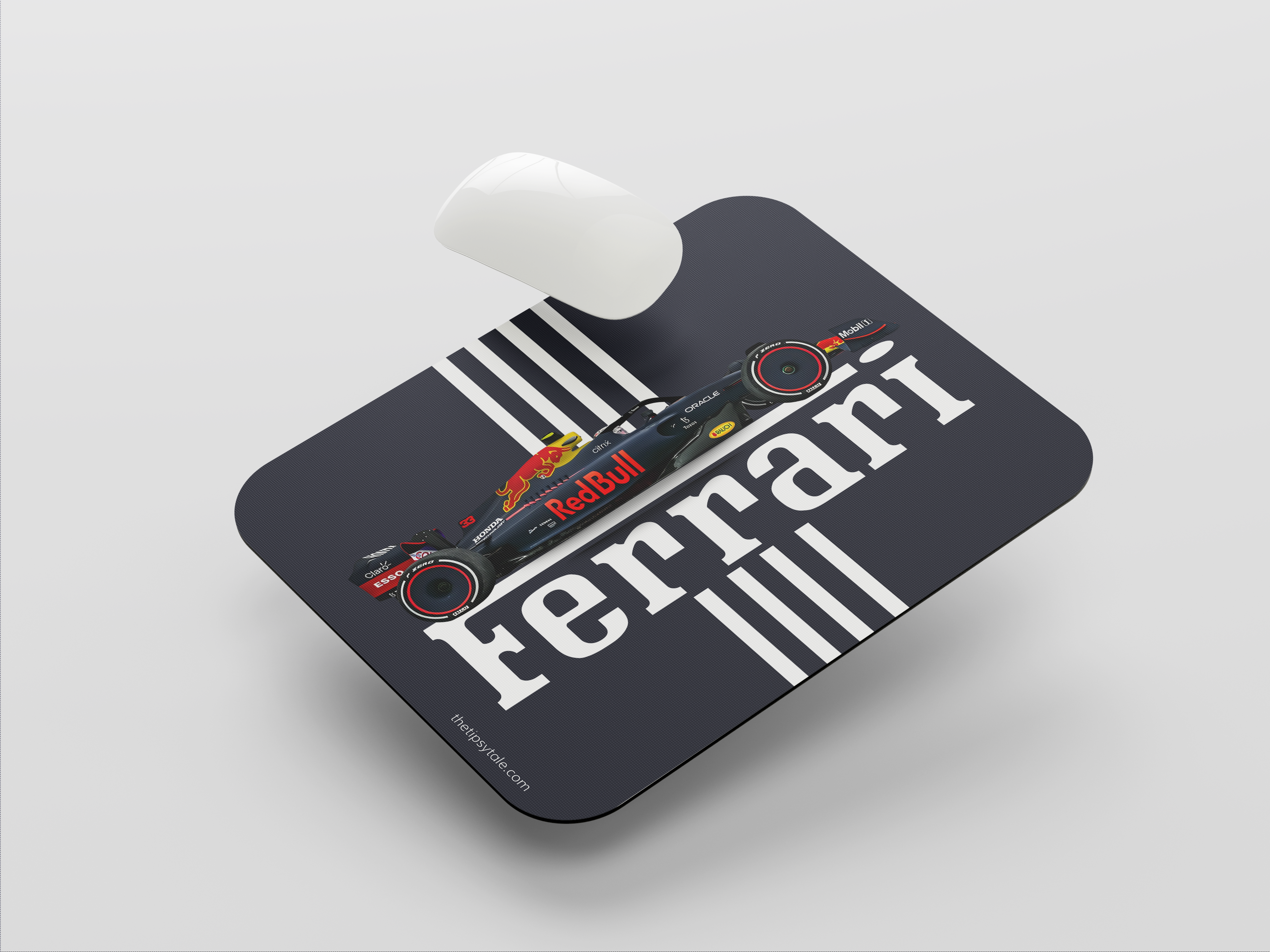 "SCUDERIA FERRARI - REDBULL EDITION" Mousepad Enhance Your Workspace with Style