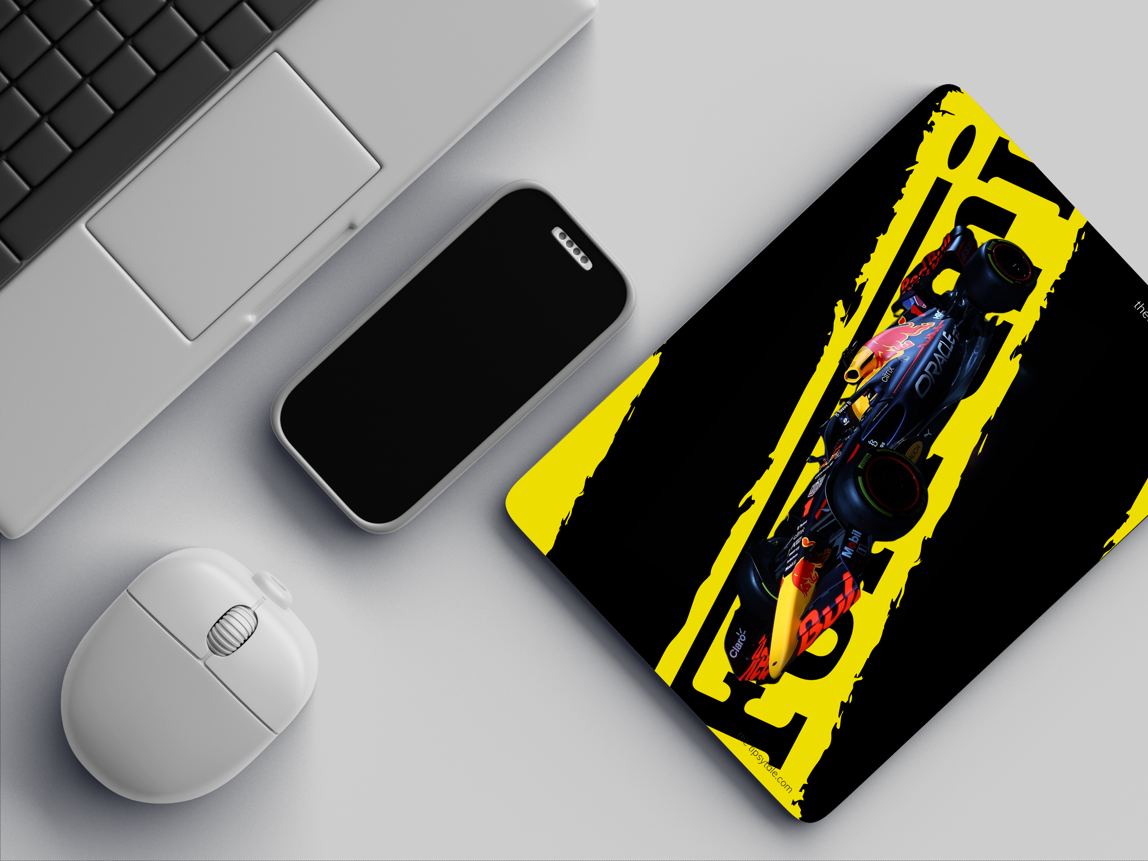 "ORACLE RED BULL RACING - SCUDERIA FERRARI" Mousepad Enhance Your Workspace with Style