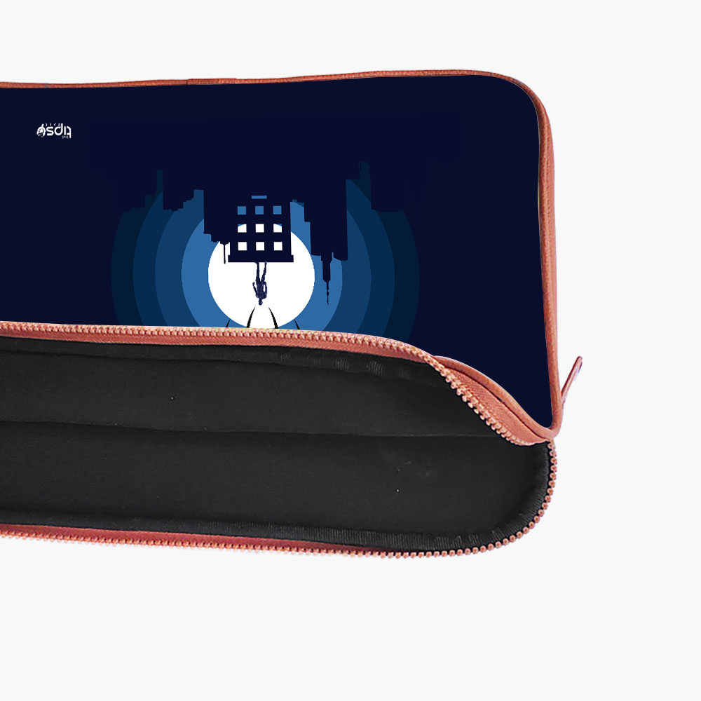 "SPIDERMAN TOP OF THE BUILDING" -Laptop Sleeves:Bold Modern Design for Every Size