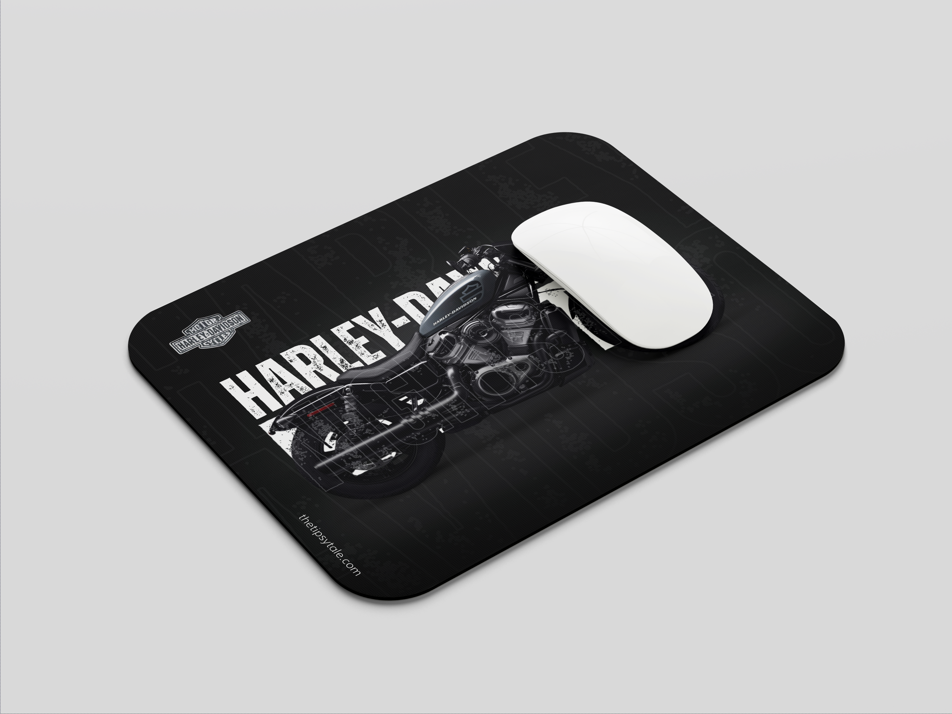 "HARLEY DAVIDSON NIGHTSTER" Mousepad Enhance Your Workspace with Style