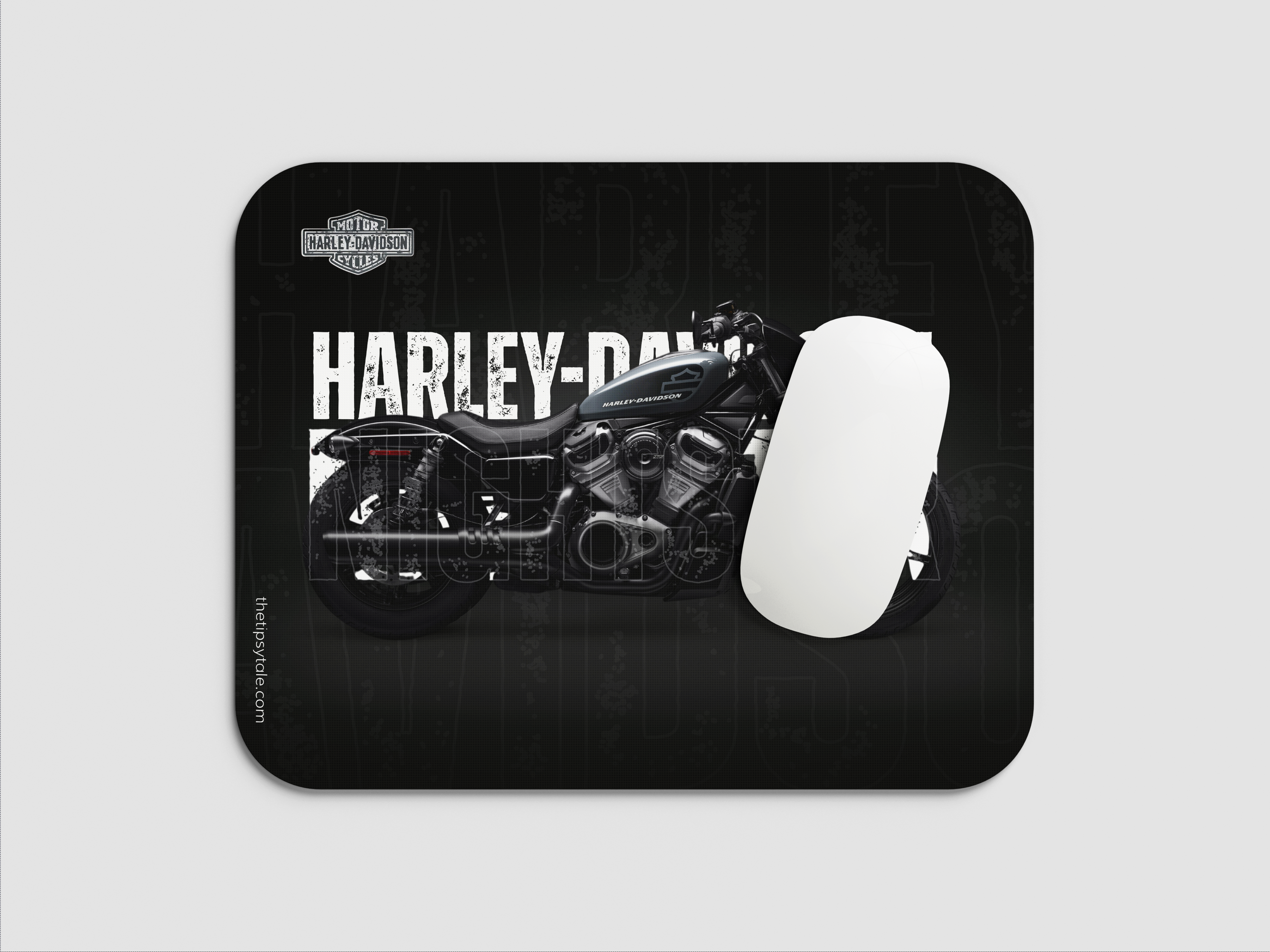 "HARLEY DAVIDSON NIGHTSTER" Mousepad Enhance Your Workspace with Style