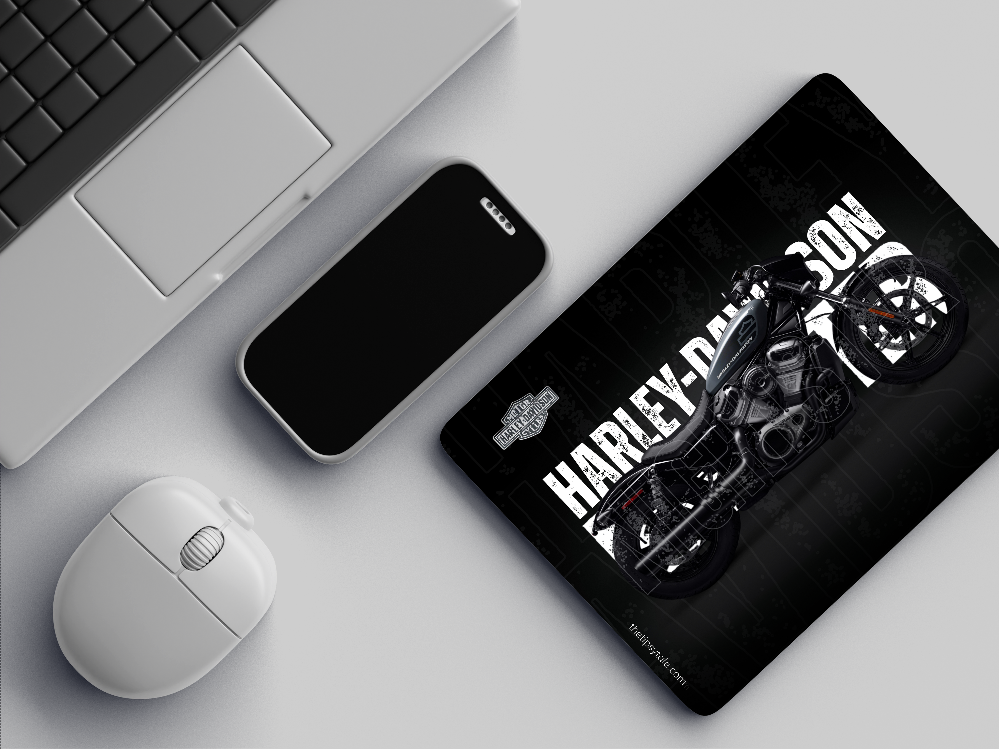 "HARLEY DAVIDSON NIGHTSTER" Mousepad Enhance Your Workspace with Style