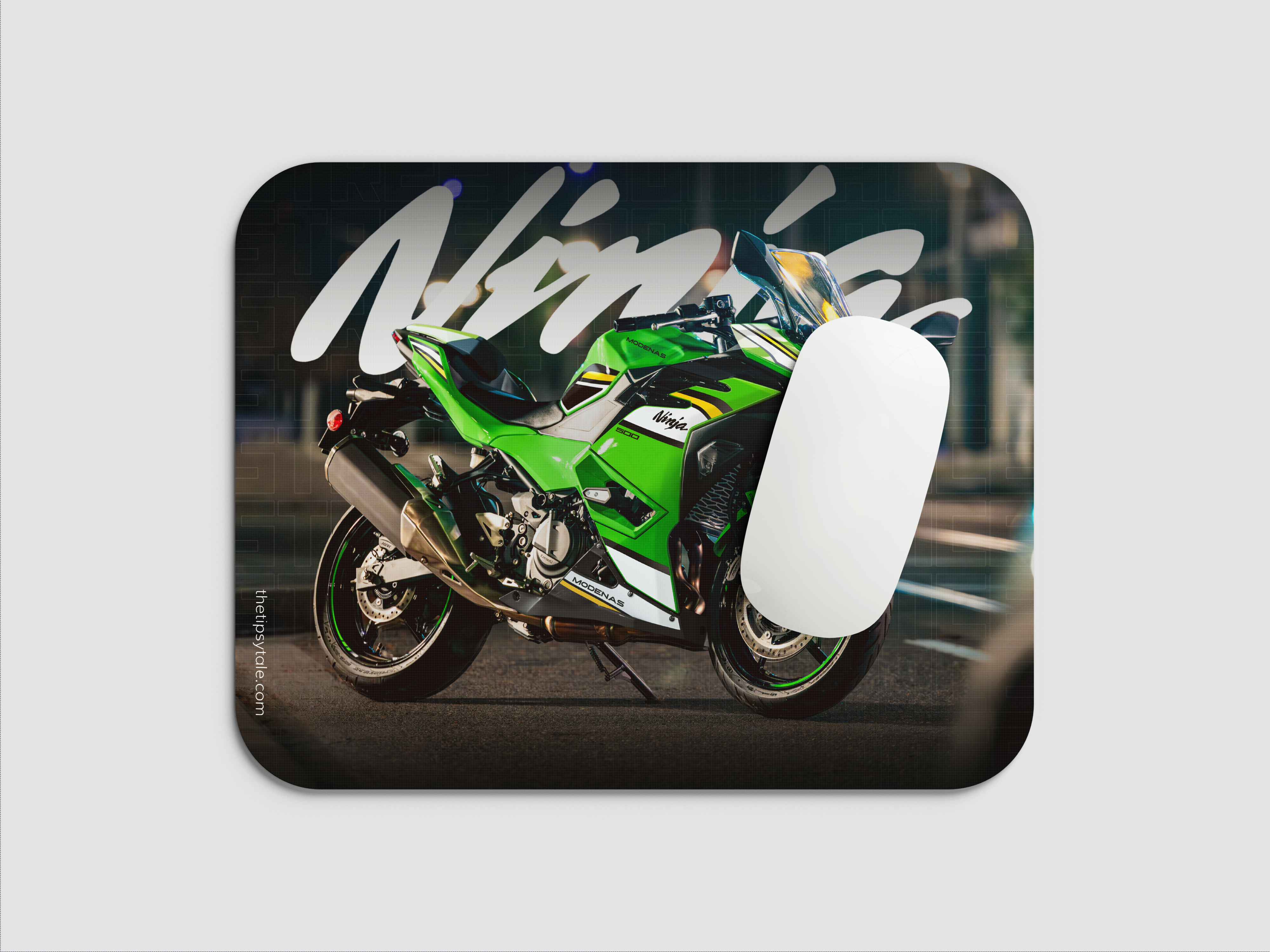 "KAWASAKI NINJA 500" Mousepad Enhance Your Workspace with Style
