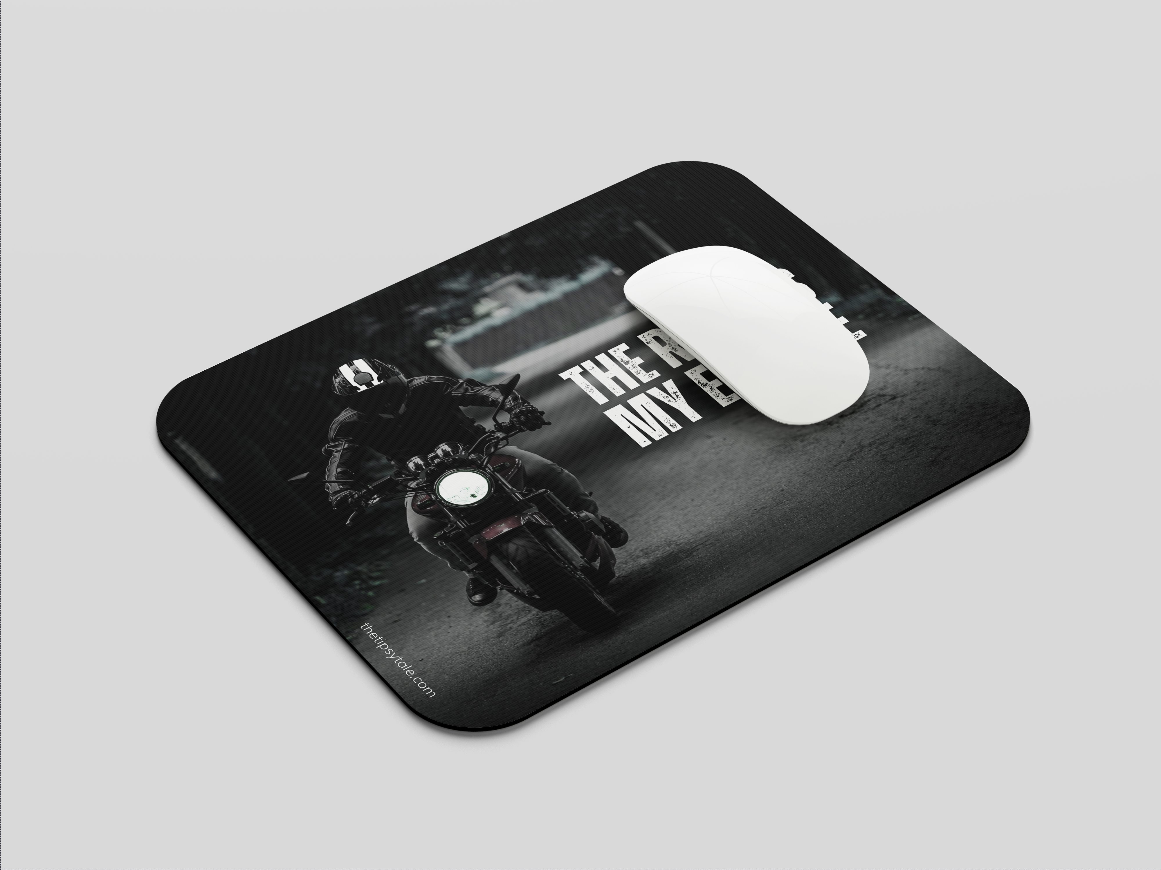 "ROAD IS MY ESCAPE" Mousepad Enhance Your Workspace with Style