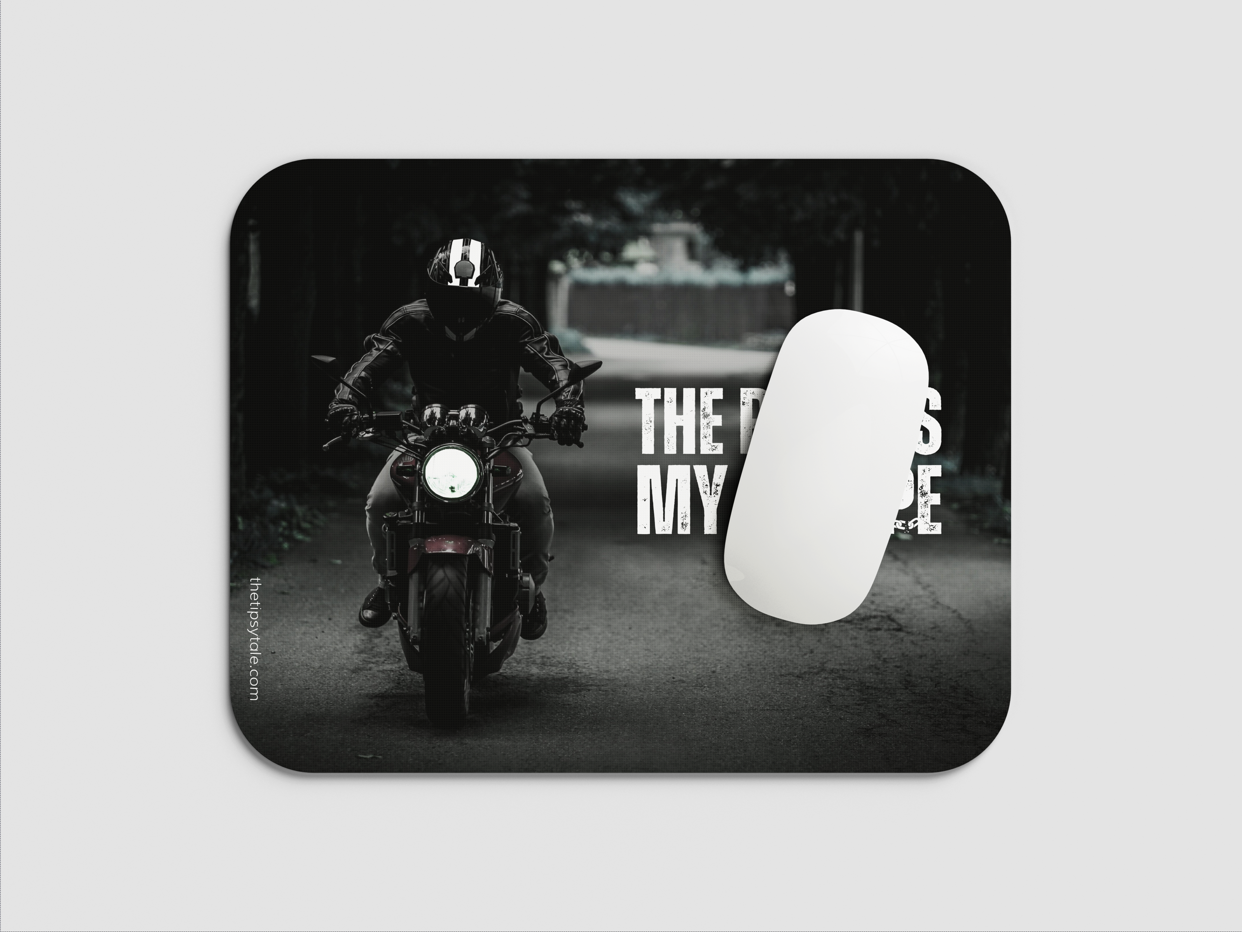 "ROAD IS MY ESCAPE" Mousepad Enhance Your Workspace with Style