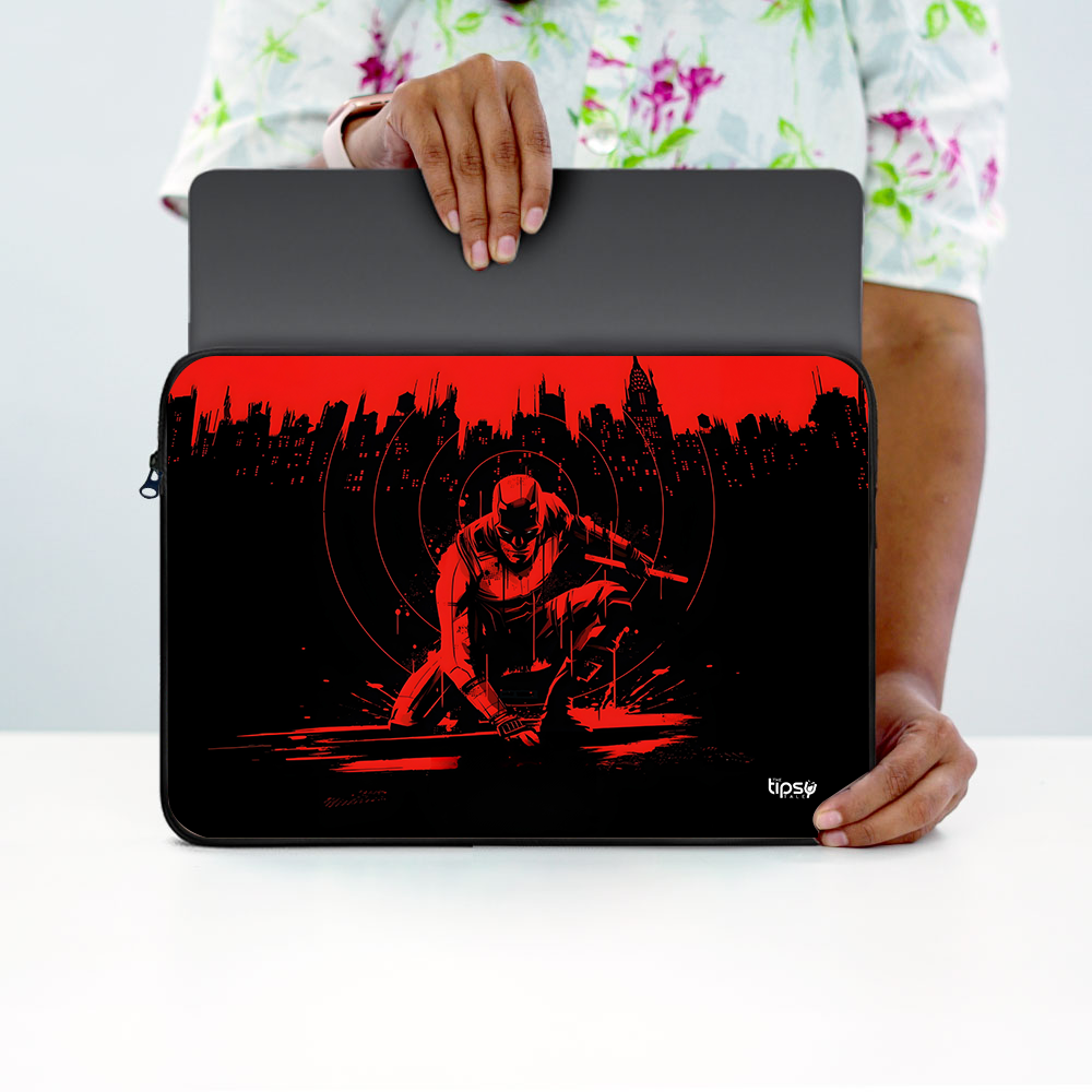 "DARE THE DEVIL - MARVEL" -Laptop Sleeves:Bold Modern Design for Every Size