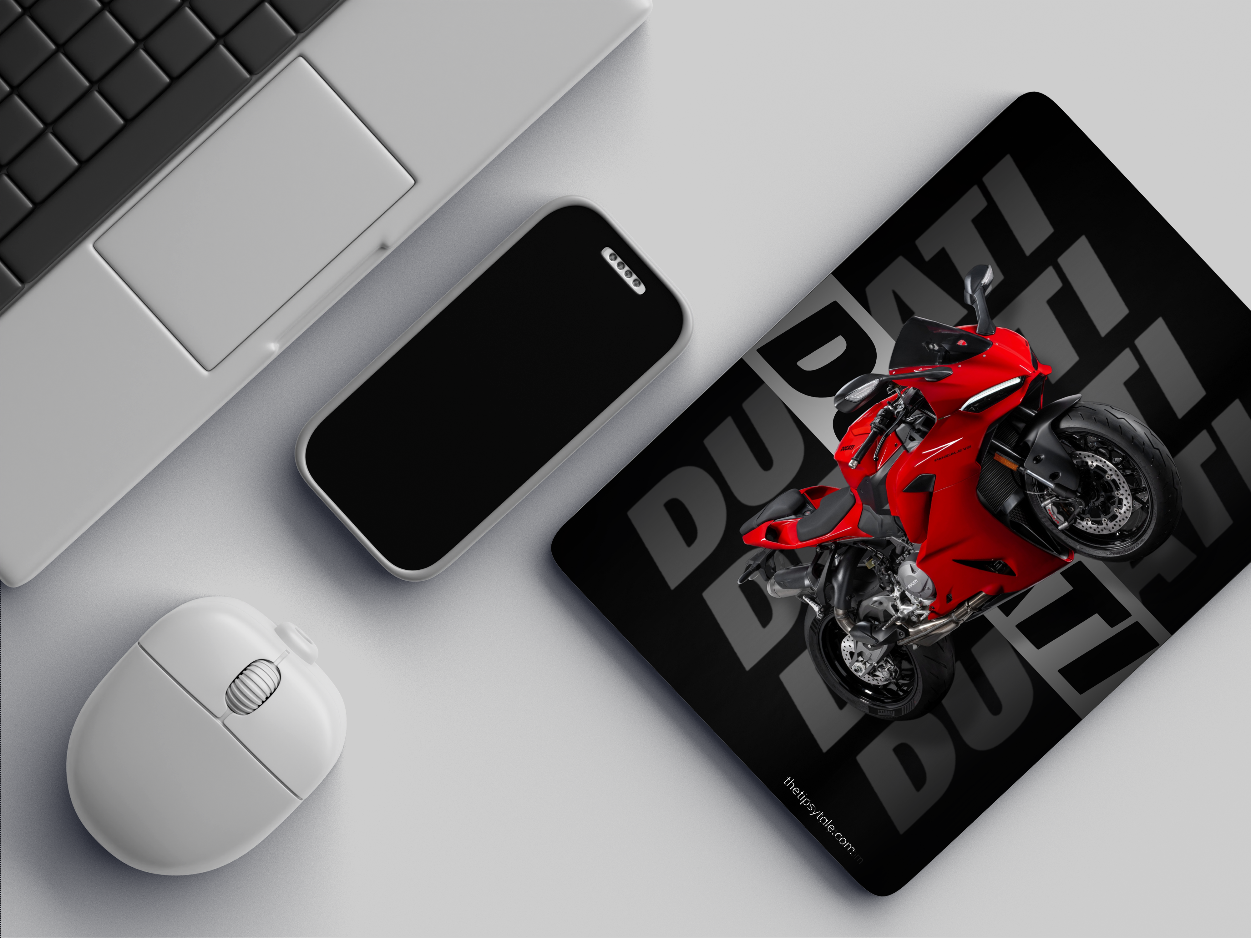 "DUCATI BIKE" Mousepad Enhance Your Workspace with Style