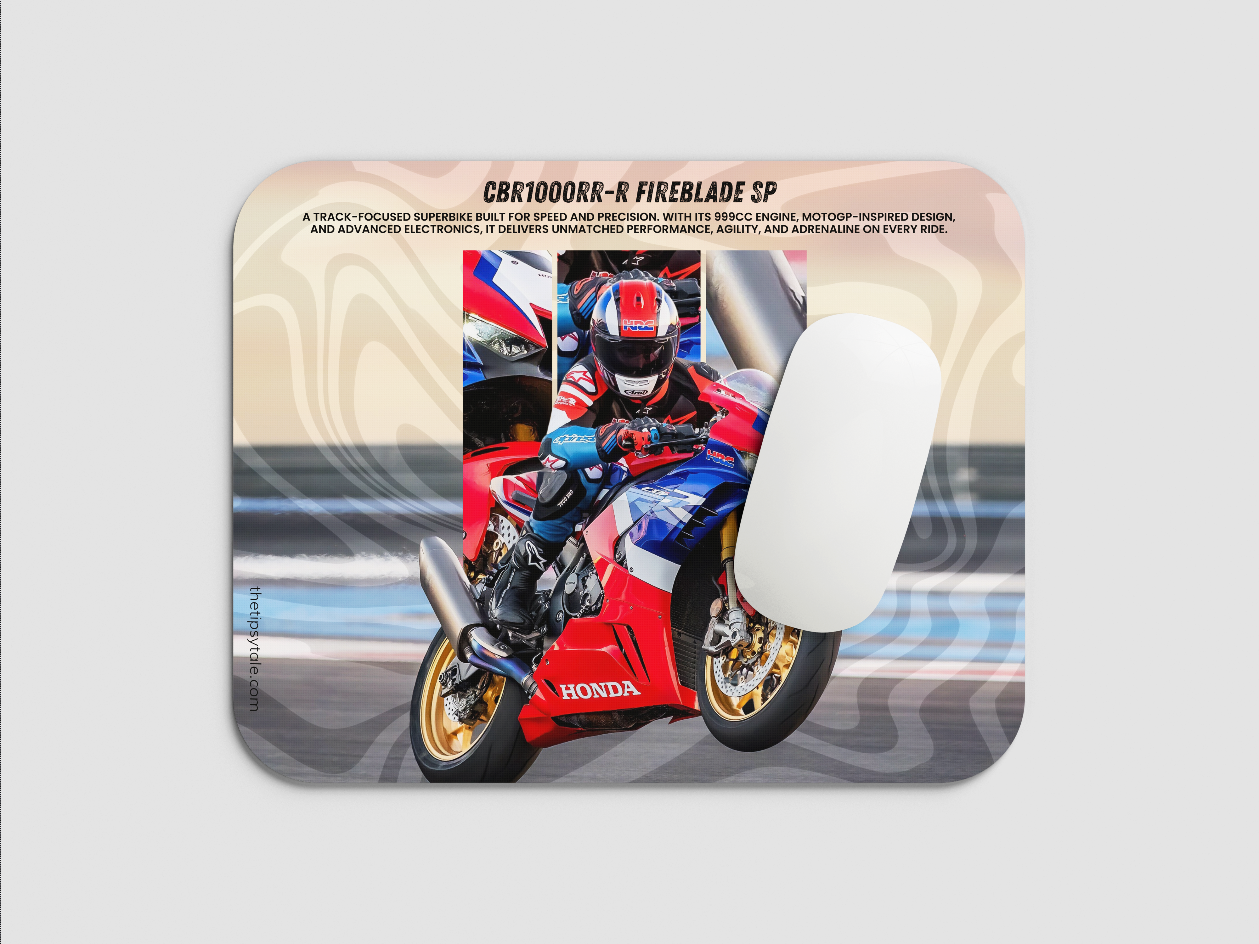 "HONDA - CBR" Mousepad Enhance Your Workspace with Style