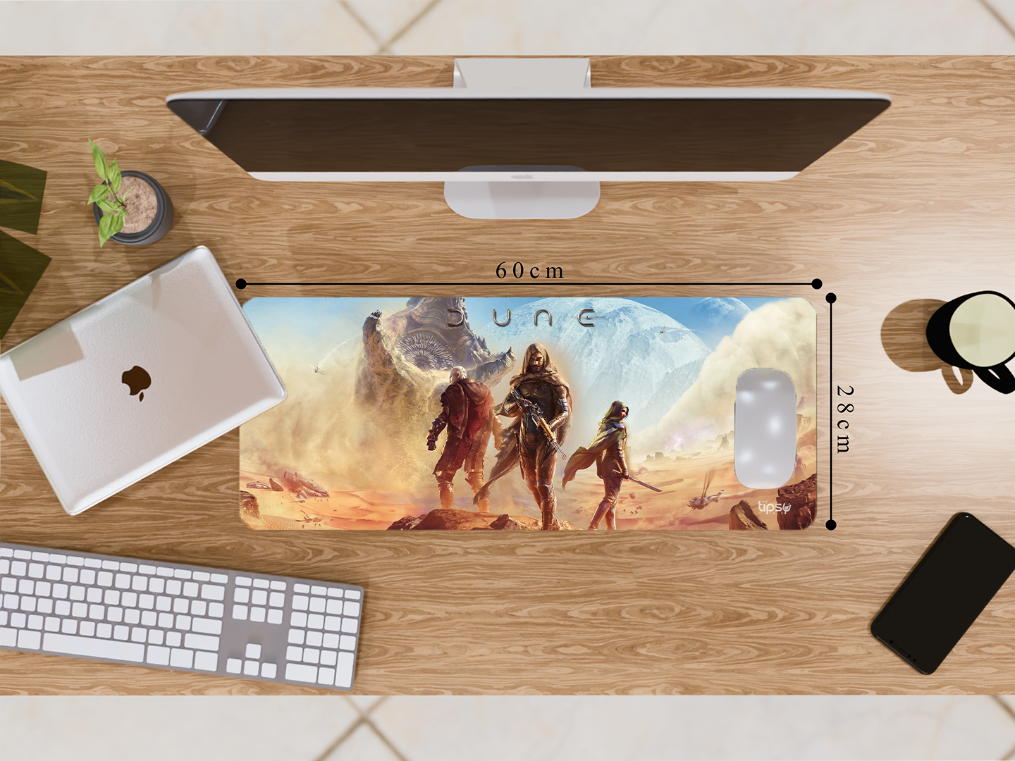 "Dune: The Dessert Theme" Gaming Mousepad Elevate Your Gaming Experience