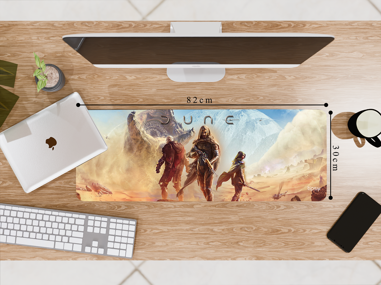 "Dune: The Dessert Theme" Gaming Mousepad Elevate Your Gaming Experience