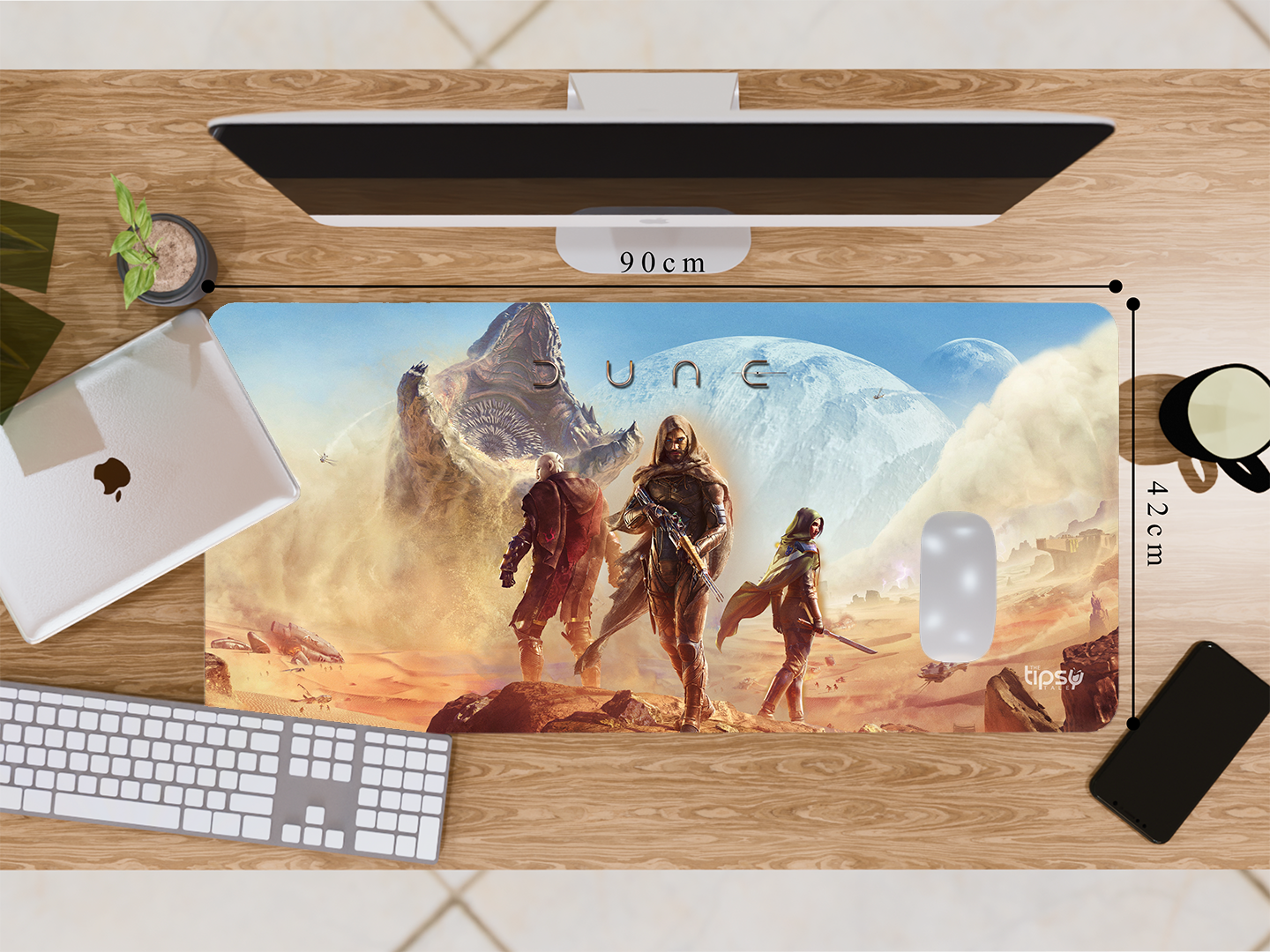 "Dune: The Dessert Theme" Gaming Mousepad Elevate Your Gaming Experience