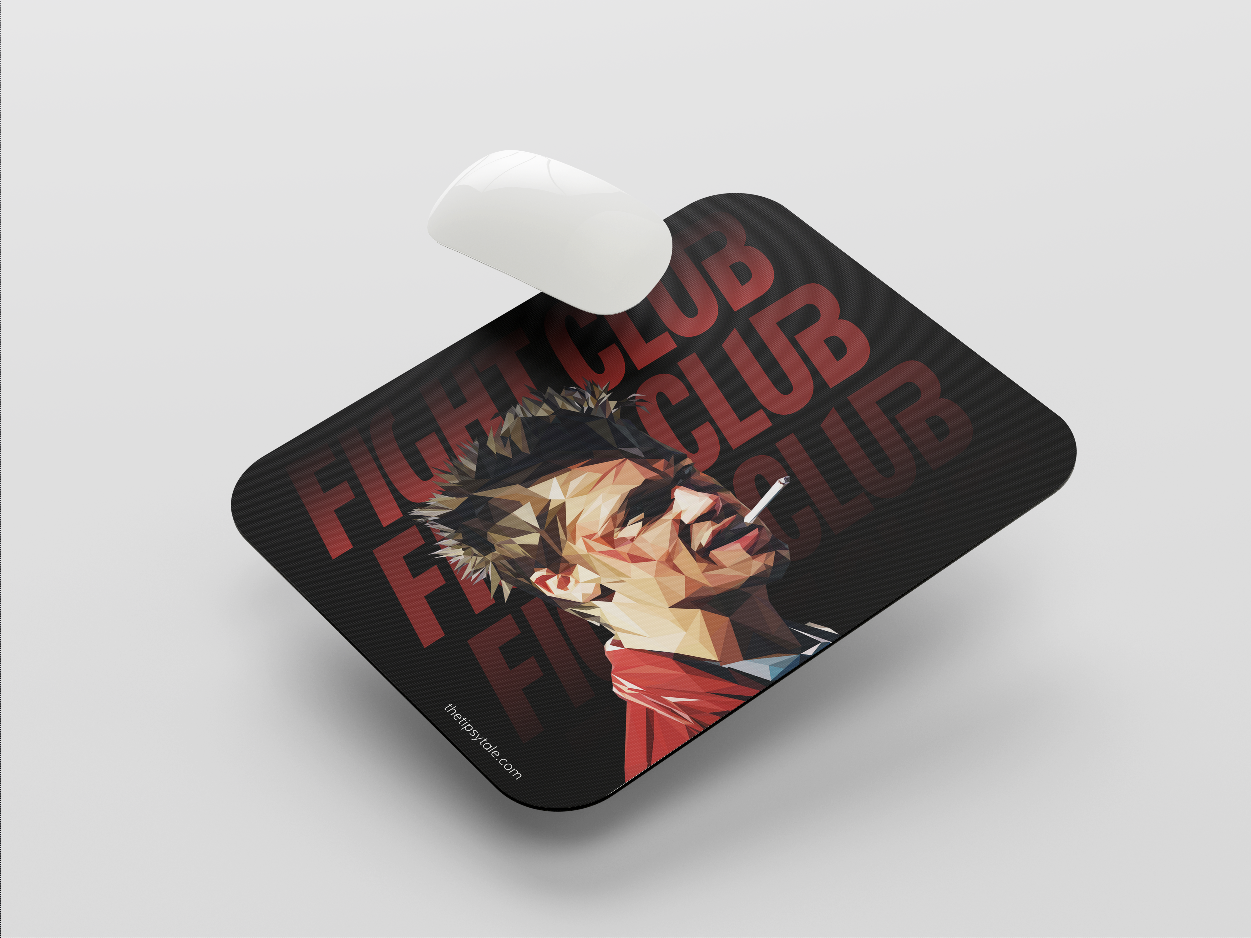 "FIGHT CLUB - BRAD PITT - ENTERTAINMENT EDITION" Mousepad Enhance Your Workspace with Style