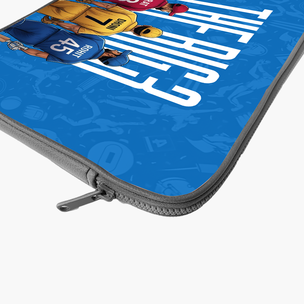 "THE BIG 3 - CRICKET FANDOM" -Laptop Sleeves:Bold Modern Design for Every Size