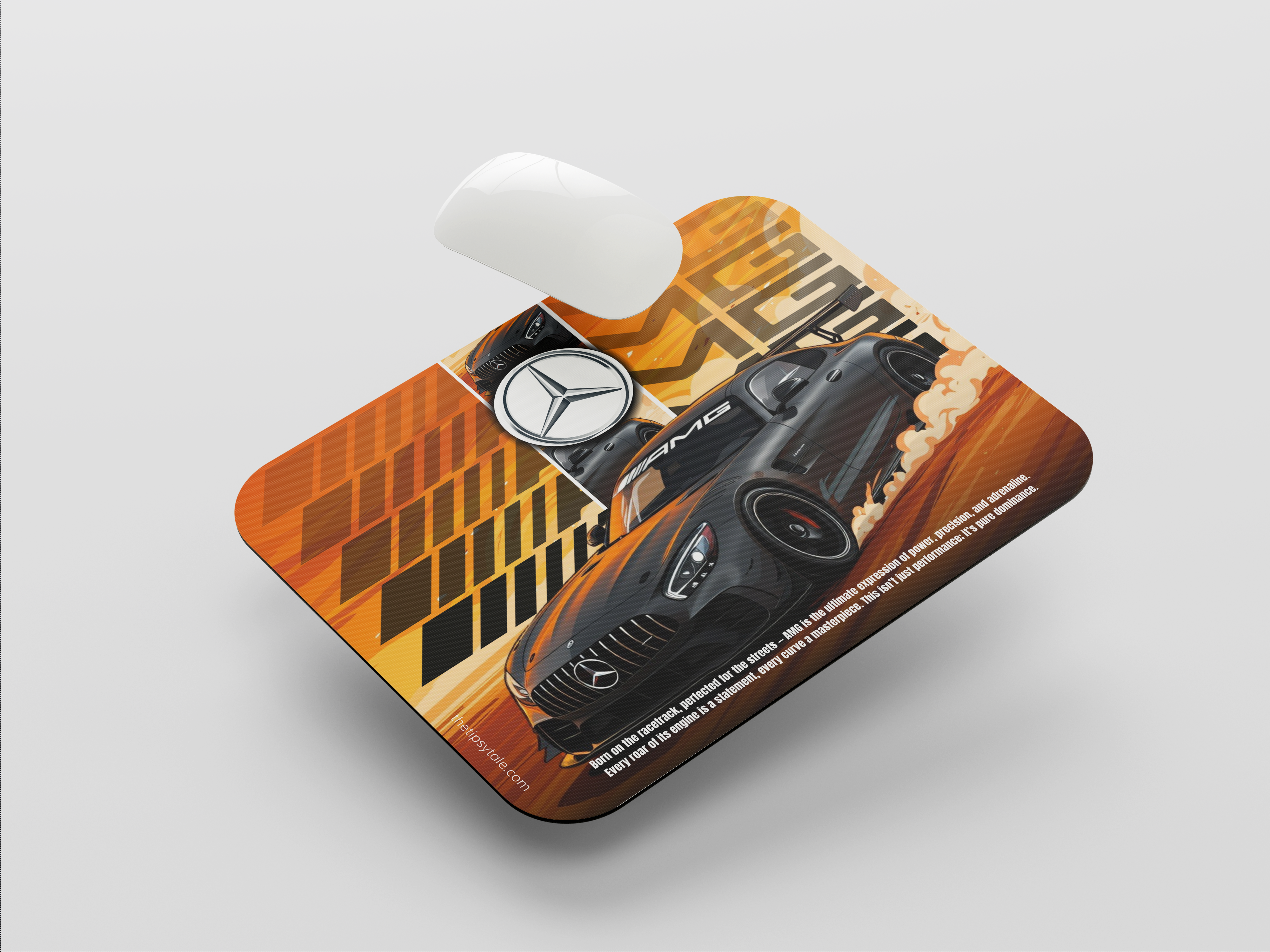 "MERCEDES-AMG - THE PURE DOMINANCE" Mousepad Enhance Your Workspace with Style