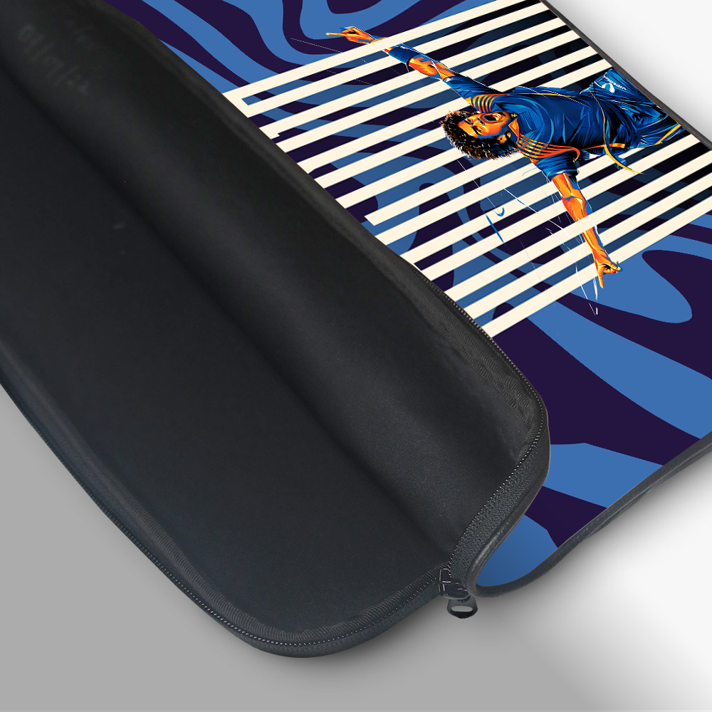 "LASITH MALINGA - CRICKET FAN BASE " -Laptop Sleeves:Bold Modern Design for Every Size