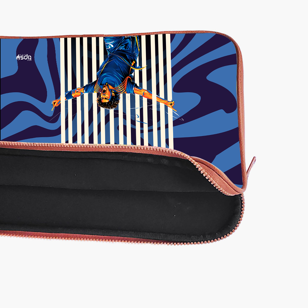 "LASITH MALINGA - CRICKET FAN BASE " -Laptop Sleeves:Bold Modern Design for Every Size