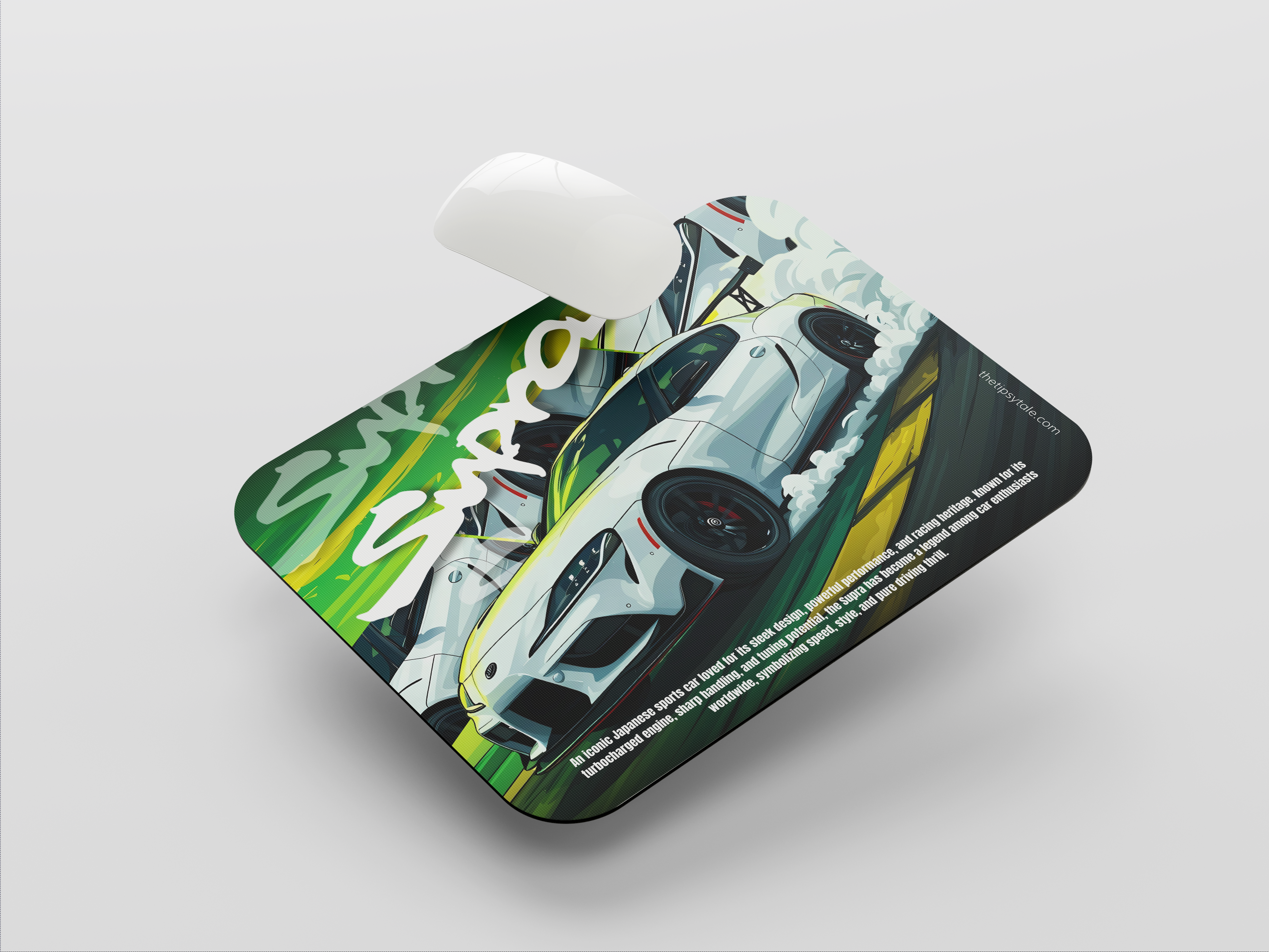 "SUPRA- THE LEGEND" Mousepad Enhance Your Workspace with Style