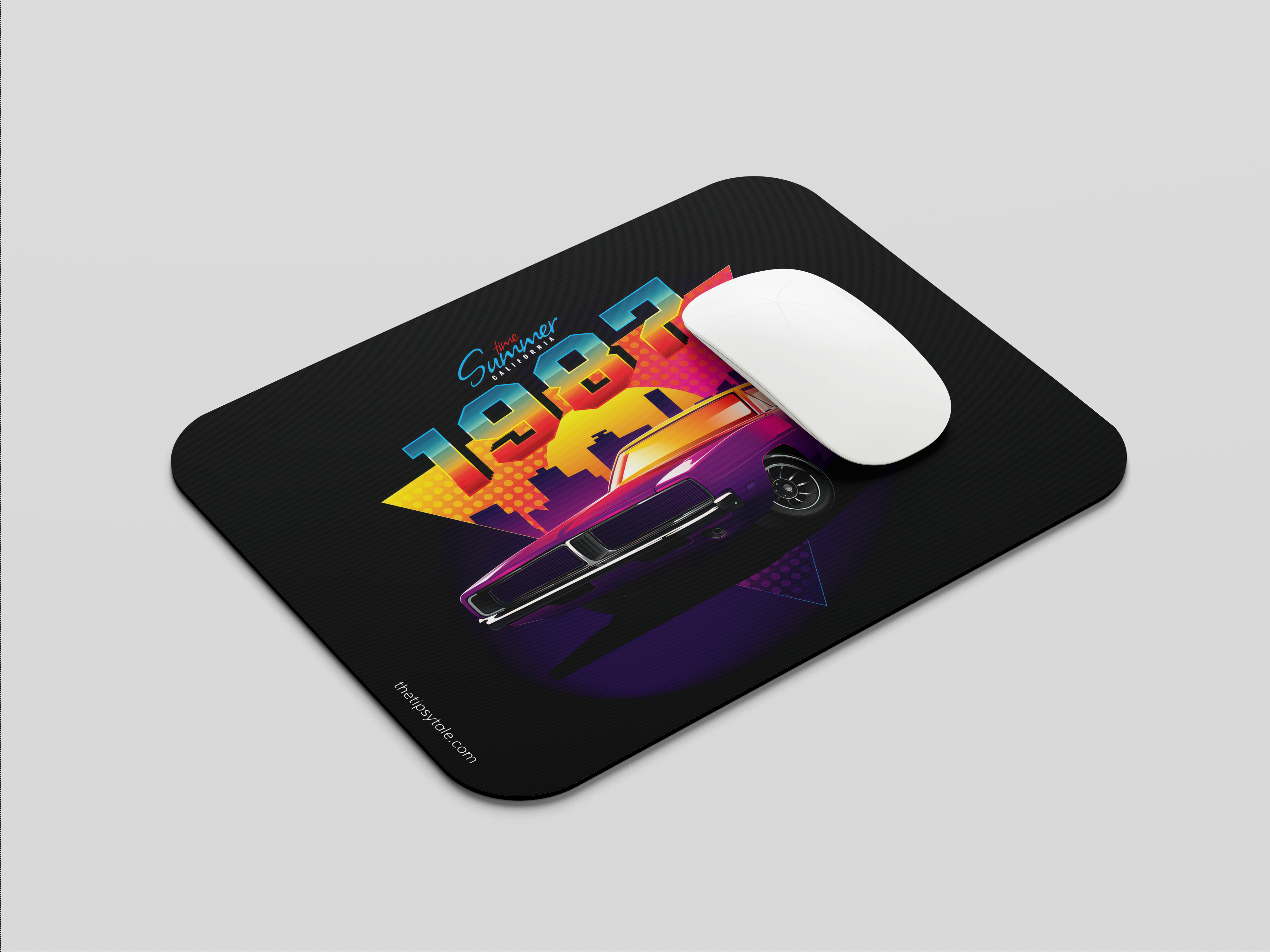 "THE CLASSIC DODGE CHARGER" Mousepad Enhance Your Workspace with Style