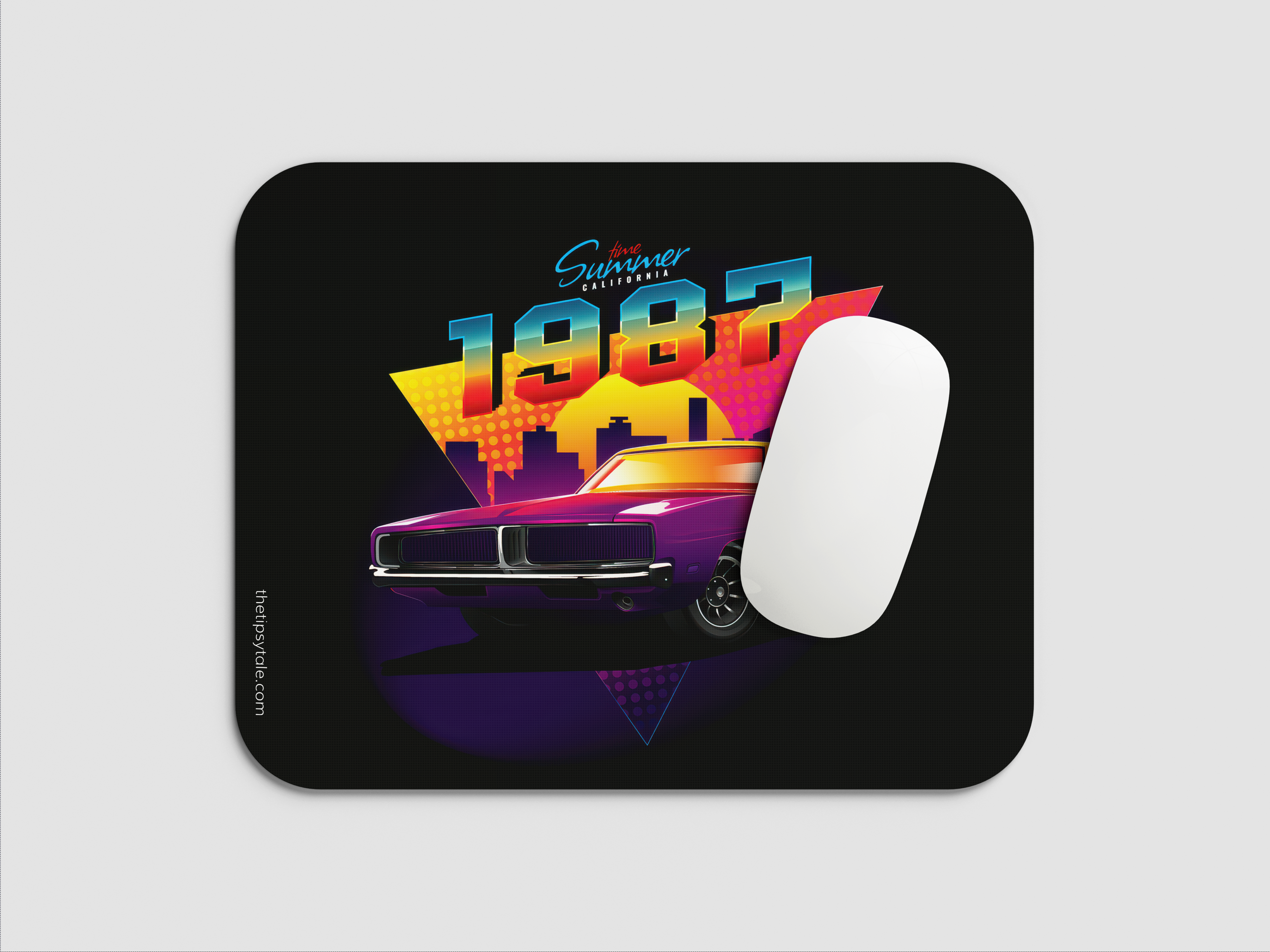 "THE CLASSIC DODGE CHARGER" Mousepad Enhance Your Workspace with Style