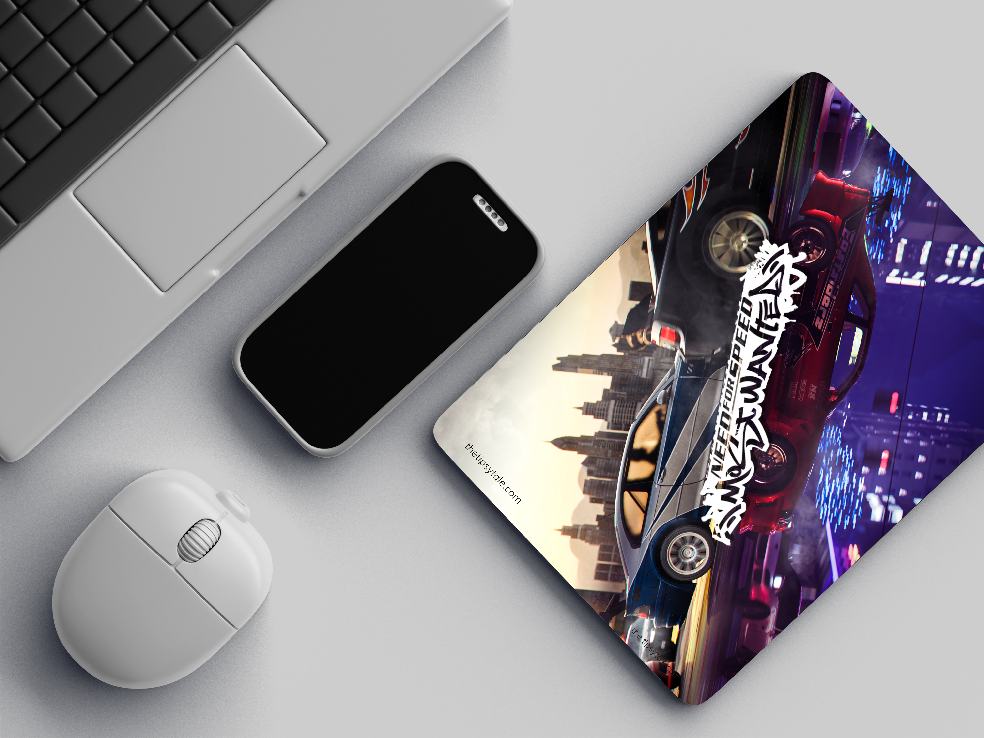 "NFS- MOST WANTED - GAMING EDITION" Mousepad Enhance Your Workspace with Style