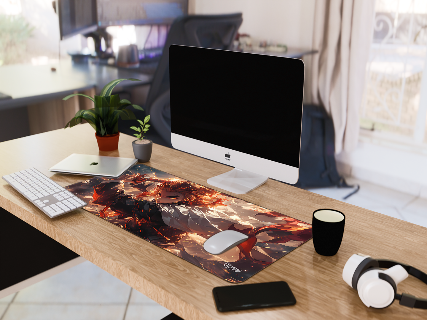 "The Demon Slayer: In the Wild" Gaming Mousepad Elevate Your Gaming Experience