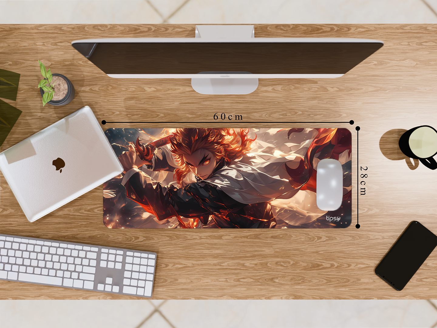 "The Demon Slayer: In the Wild" Gaming Mousepad Elevate Your Gaming Experience